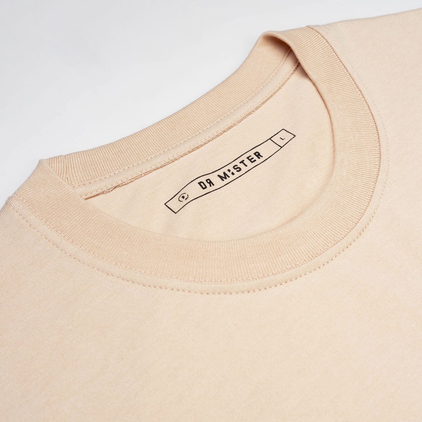 Rude Beer Logo Tee - Beige