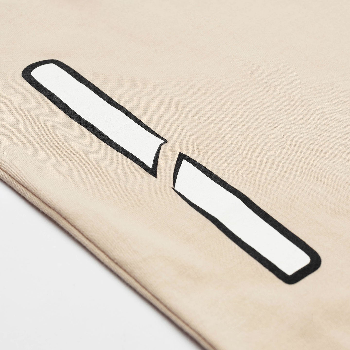 Rude Beer Logo Tee - Beige