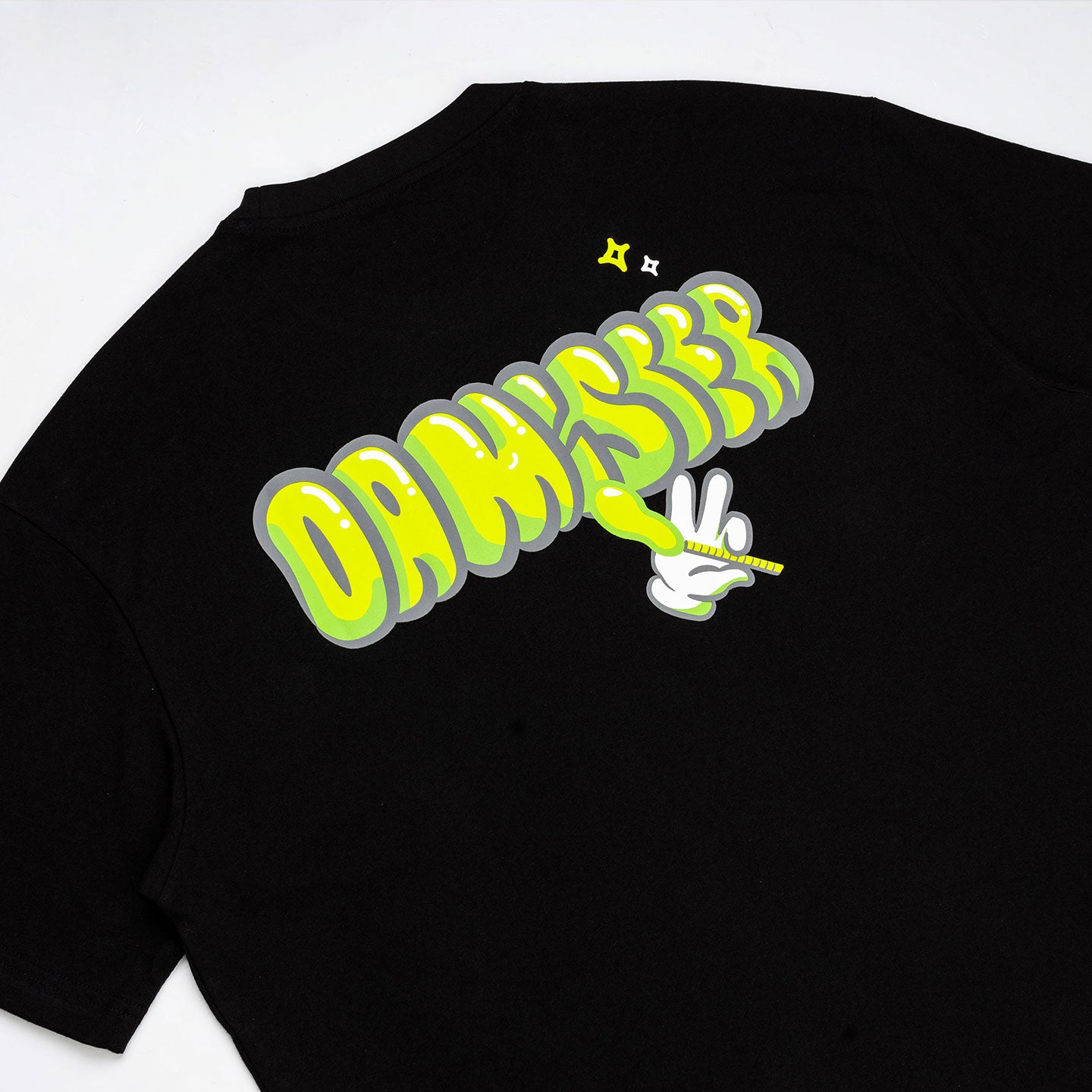Blown Logo Broad Tee - Black
