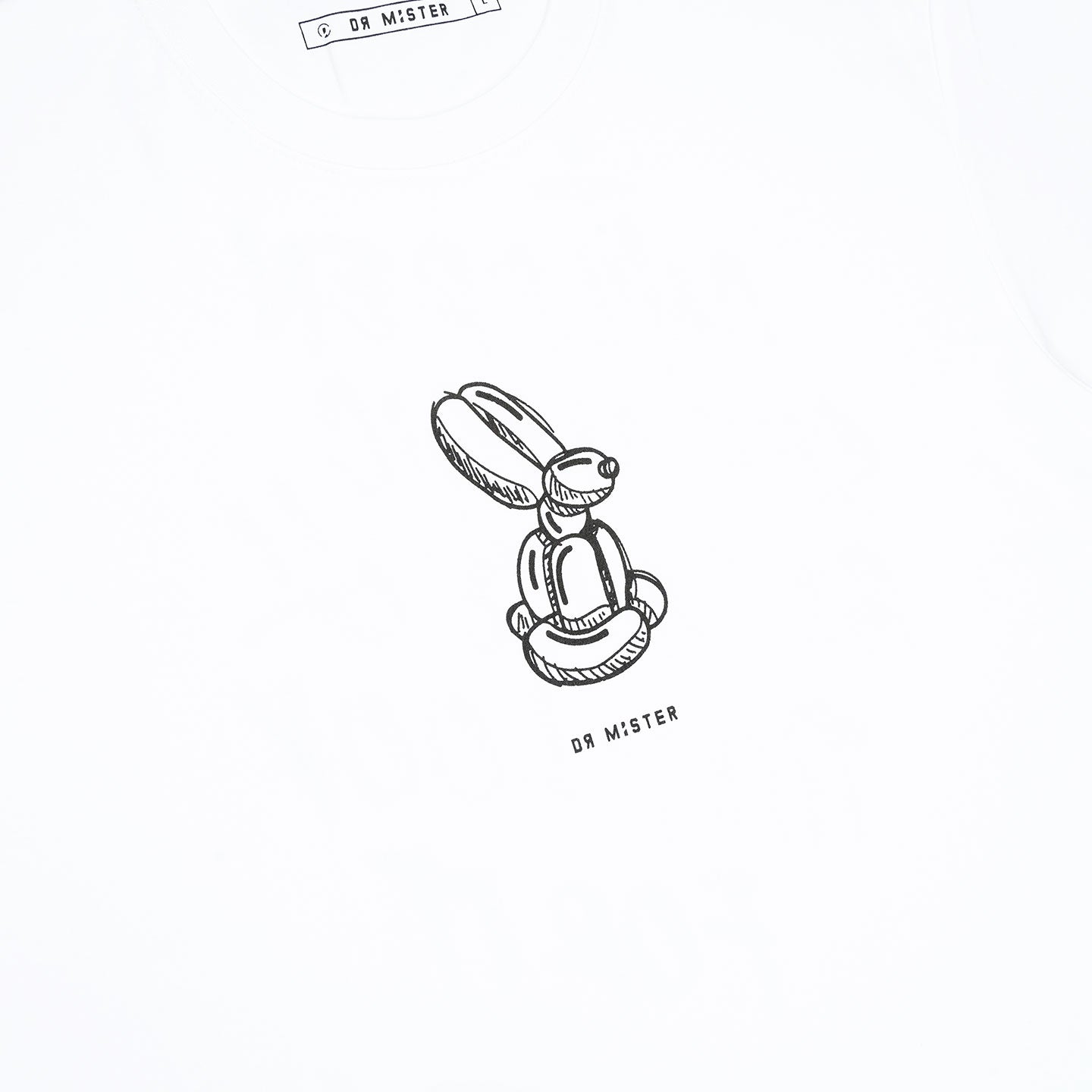Marker Bunny Tee - White