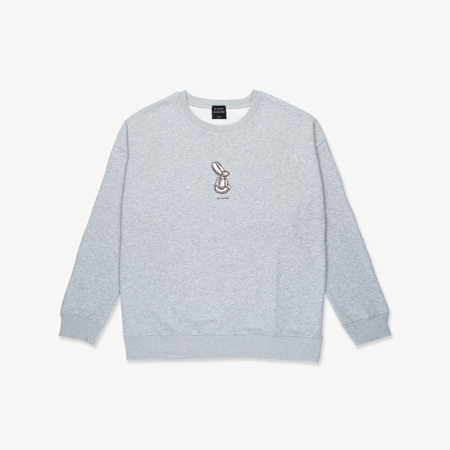 Bunny Sweatshirt -  Melange Grey