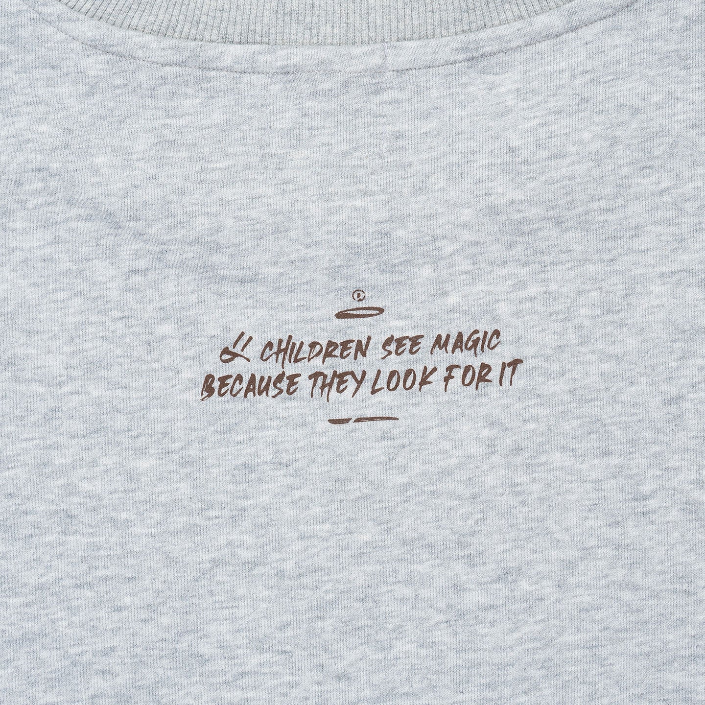 Bunny Sweatshirt - Melange Grey