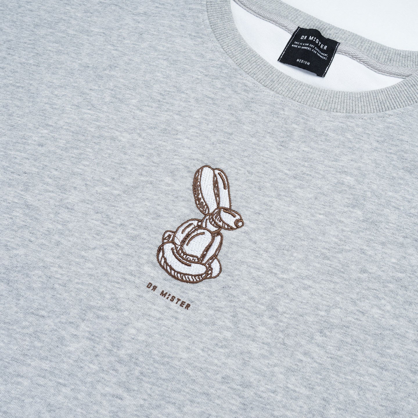 Bunny Sweatshirt - Melange Grey