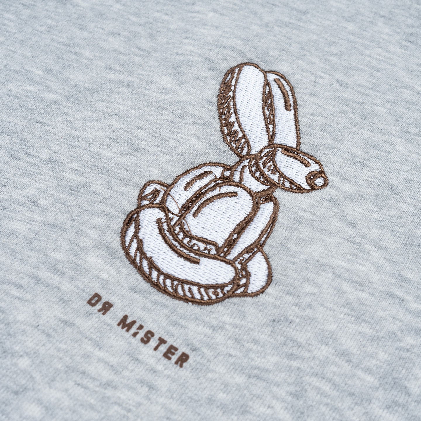 Bunny Sweatshirt - Melange Grey