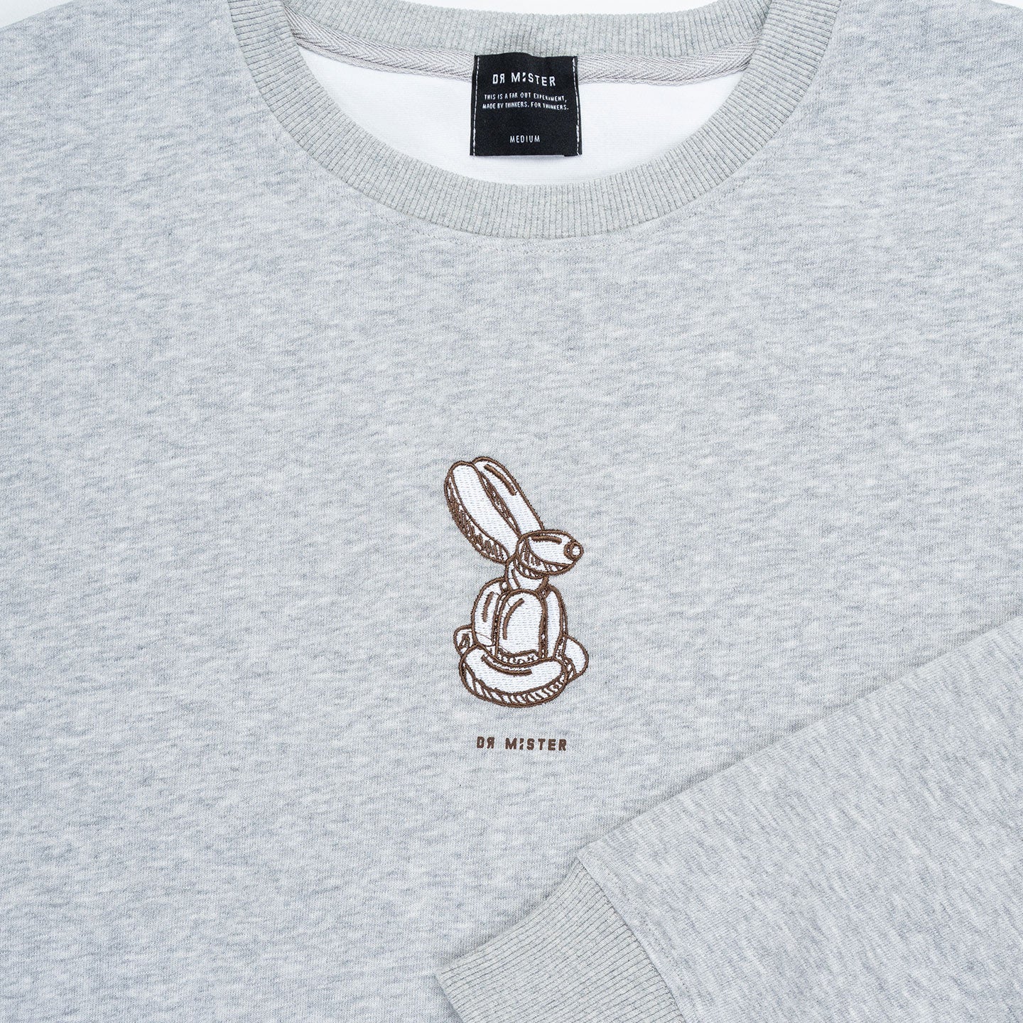 Bunny Sweatshirt -  Melange Grey