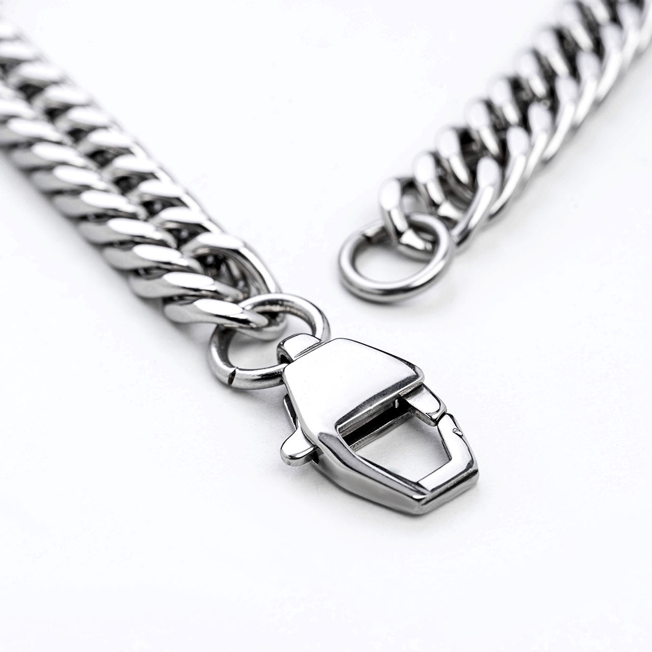 Cuban Hybrid Chain Bracelet - Silver