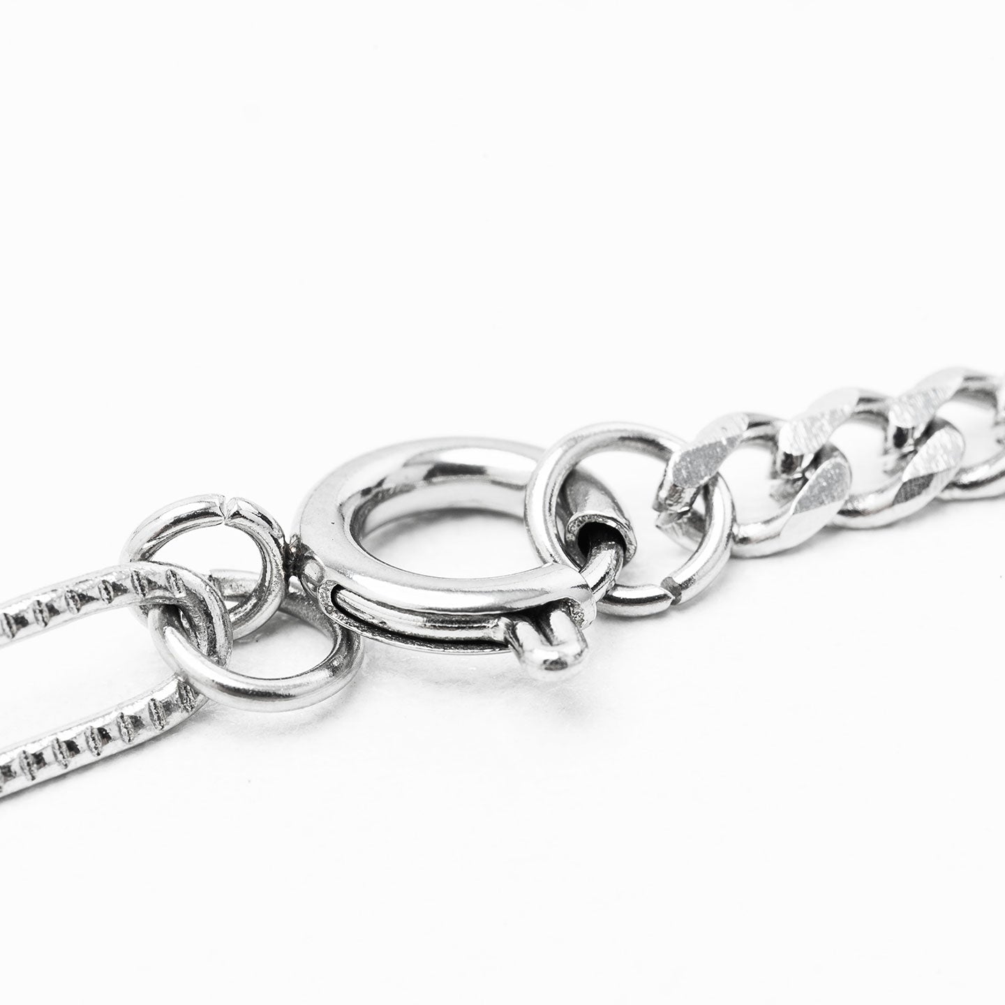 Duo Miniature Pendant Necklace - Silver