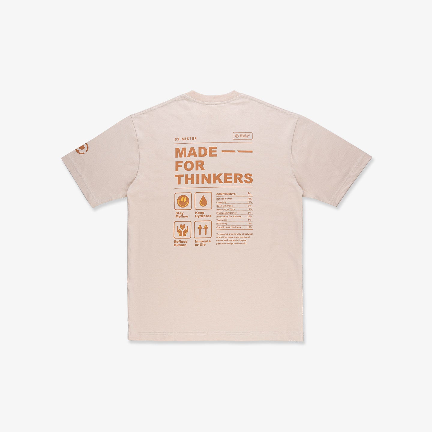 Core Oversized Tee - Beige