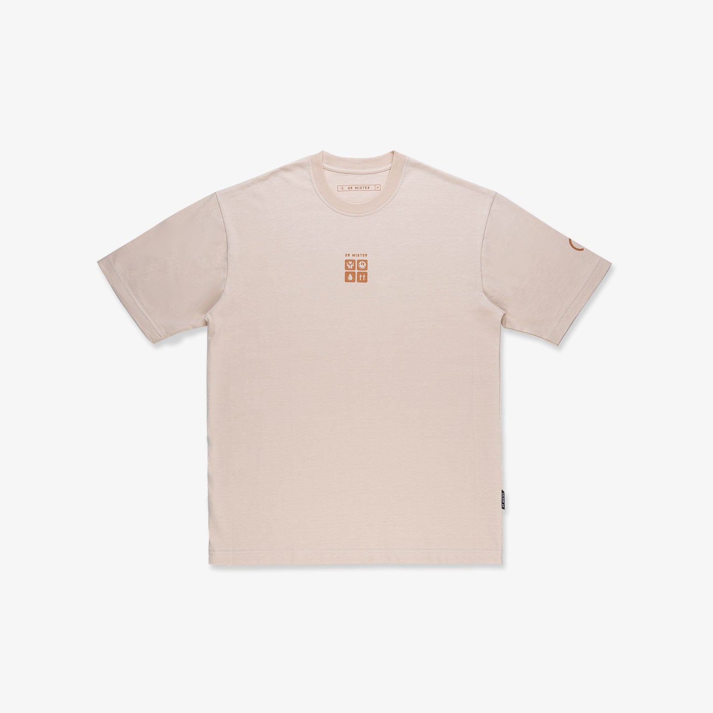 Core Oversized Tee - Beige