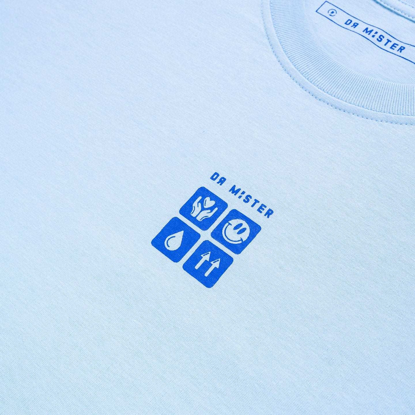 Core Oversized Tee - Light Blue