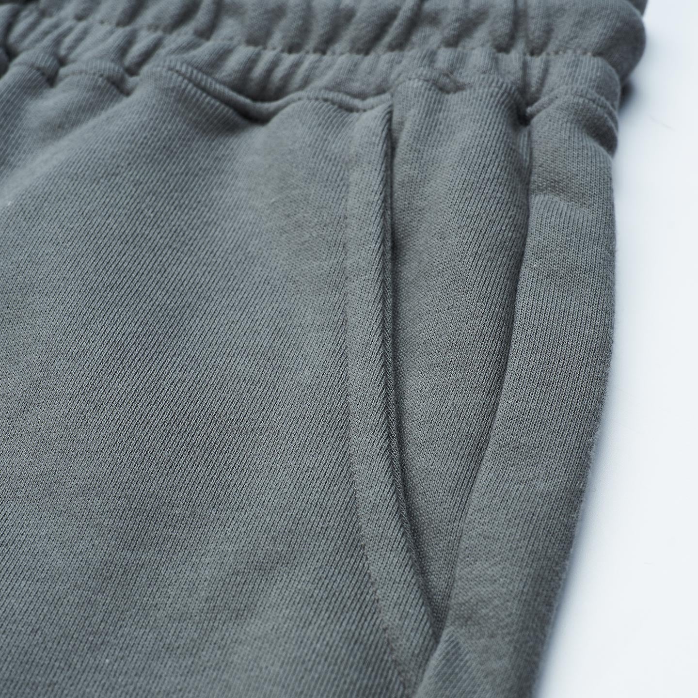 Terry Basic Track Short - Wolf Grey