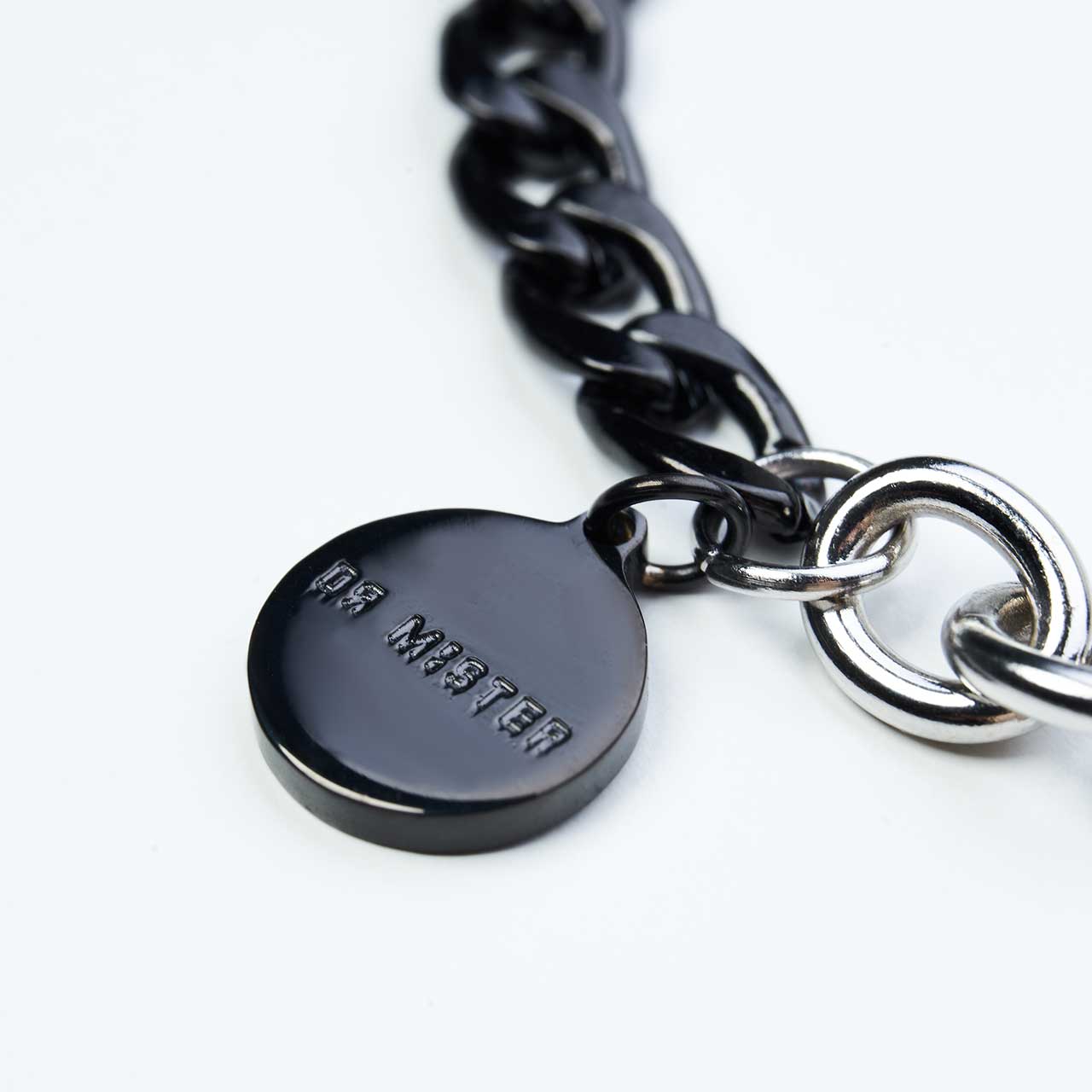 Mono Tint Chain Bracelet - Black