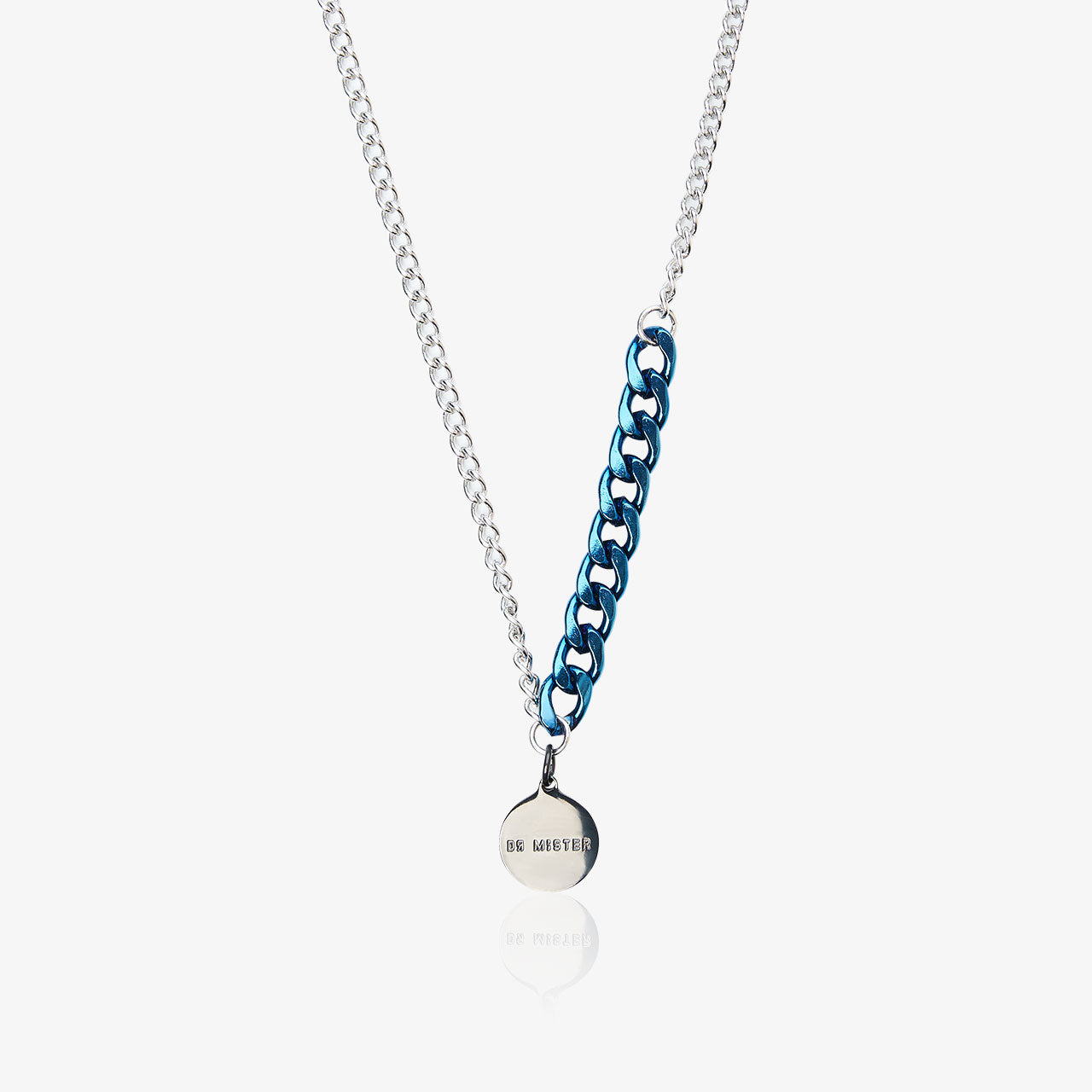 Miniature Tint Pendant Necklace - Blue