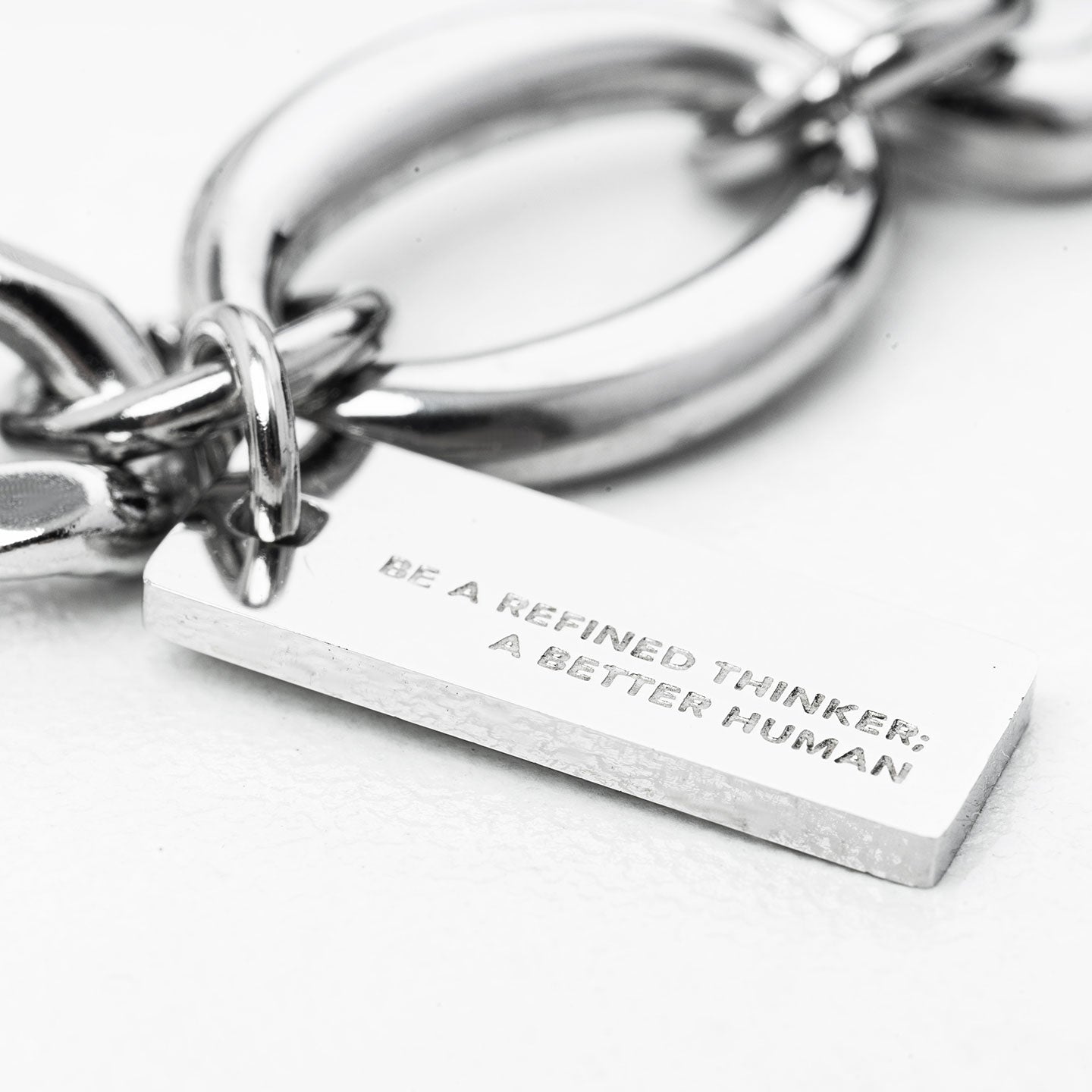 OS-Linked Duo Chain Bracelet - Silver