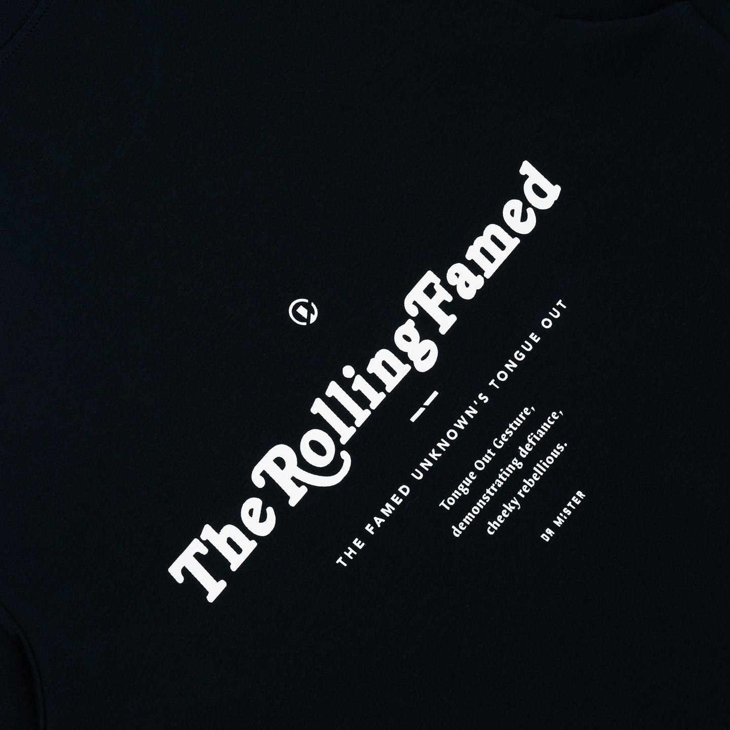 Rolling Tongue Tee - Black