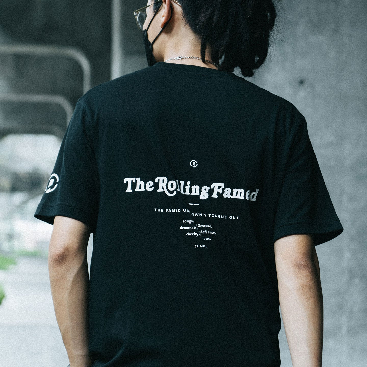Rolling Tongue Tee - Black