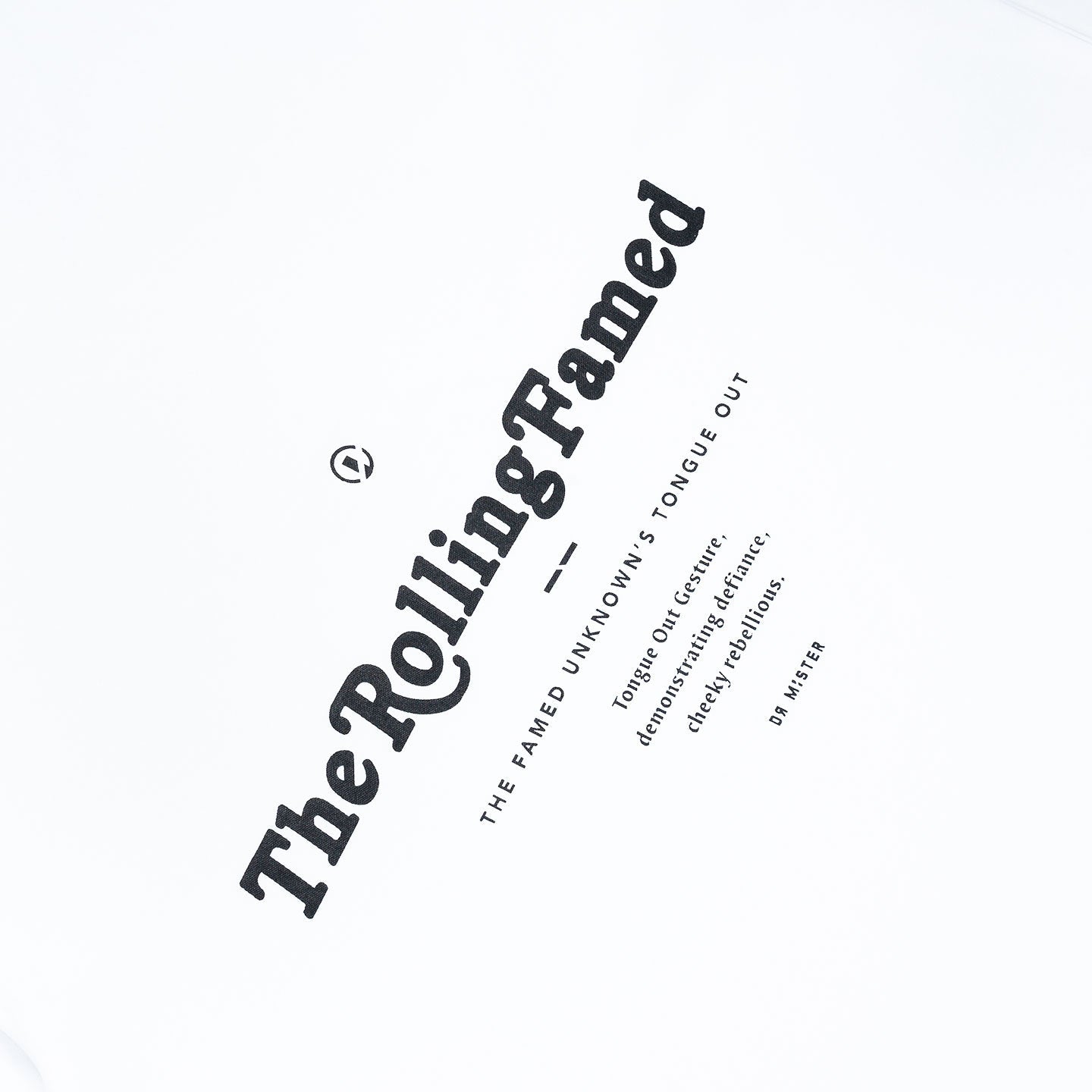 Rolling Tongue Tee - White
