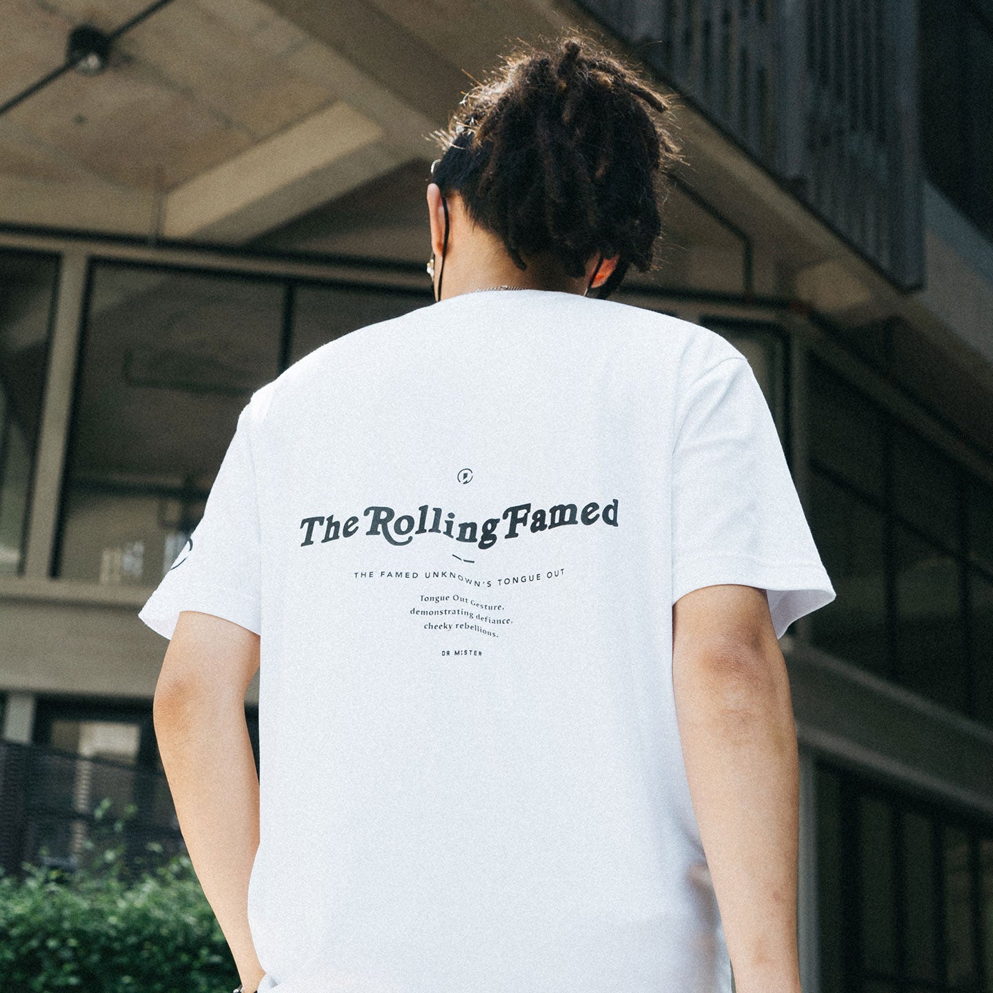 Rolling Tongue Tee - White
