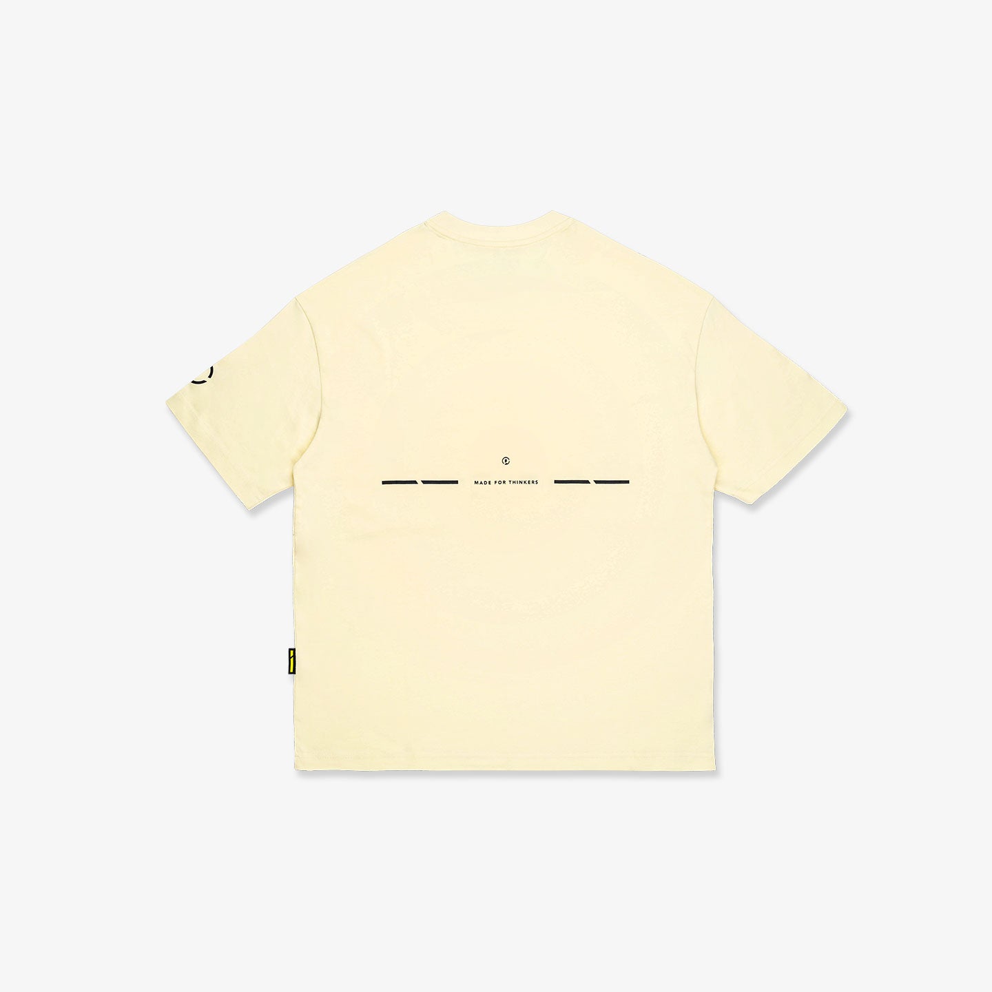 Paneled Sage Broad Tee - Cream Yellow