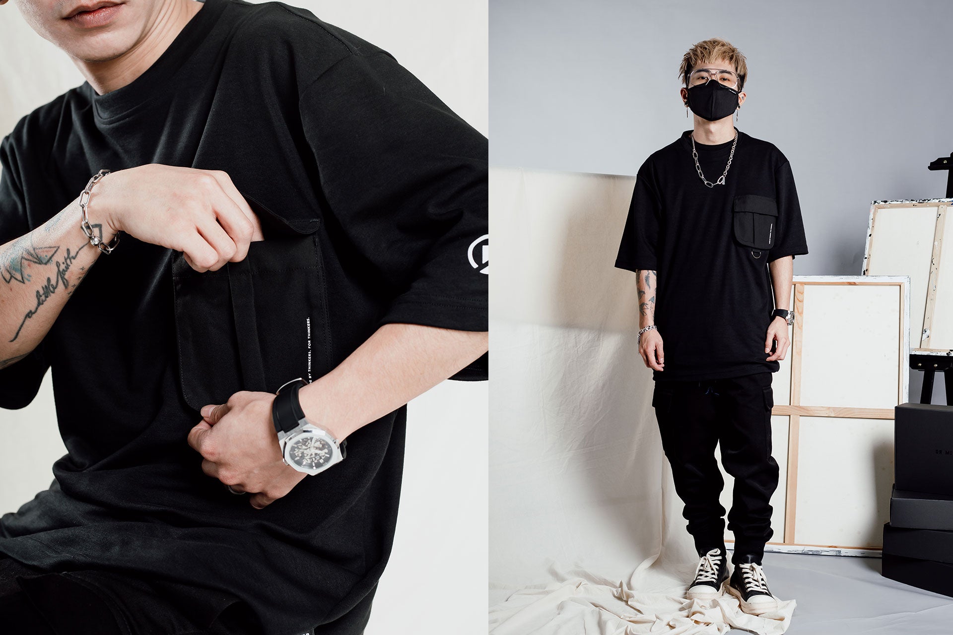 S21 - "Essential" T-Pocket Oversized T-shirt