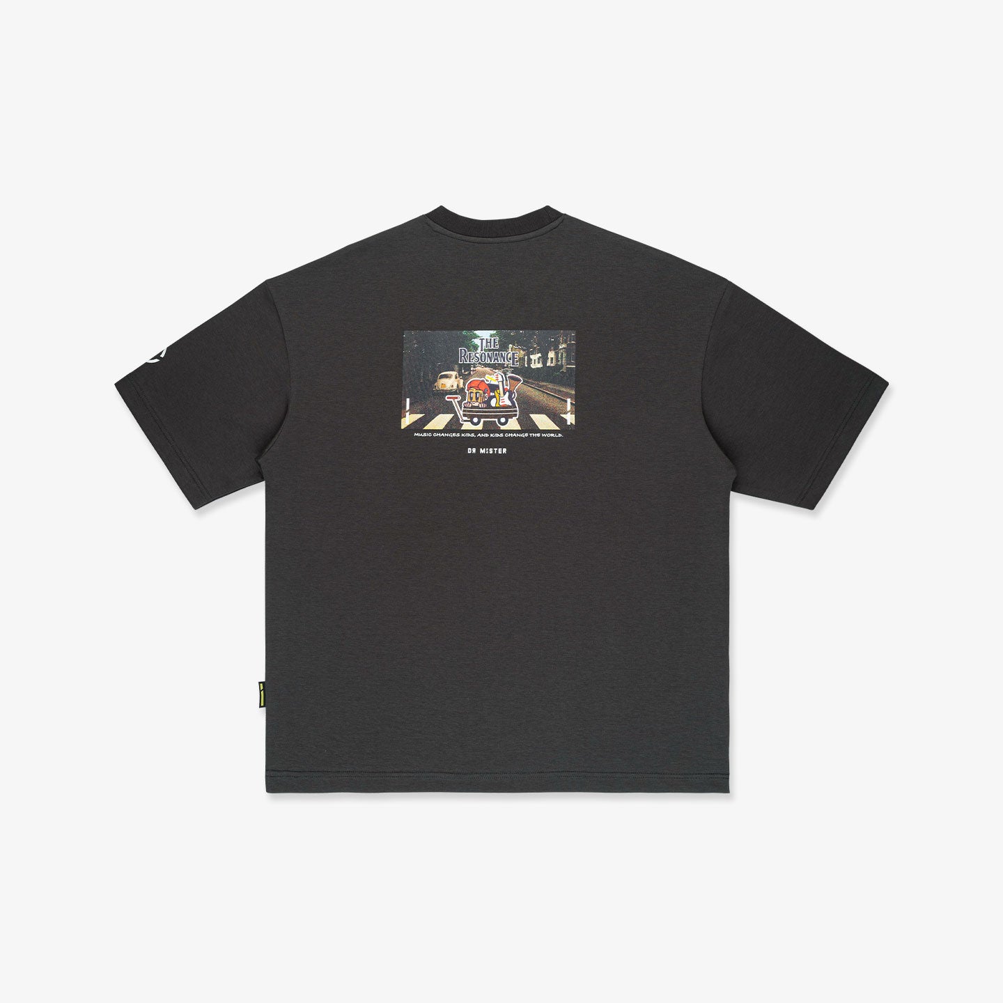 Abbey Road Broad Tee - Charcoal Grey