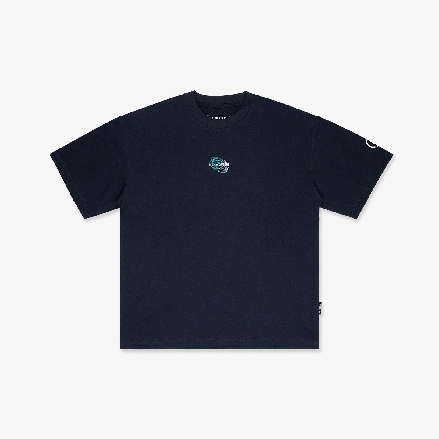 Blue Print Tee - Navy Blue