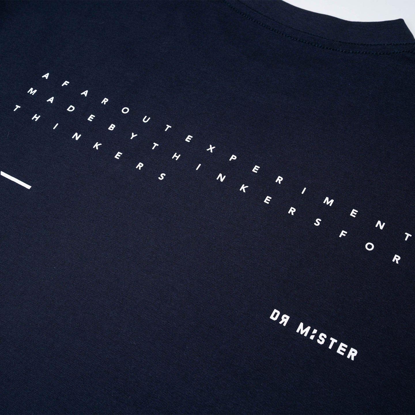 Blue Print Tee - Navy Blue