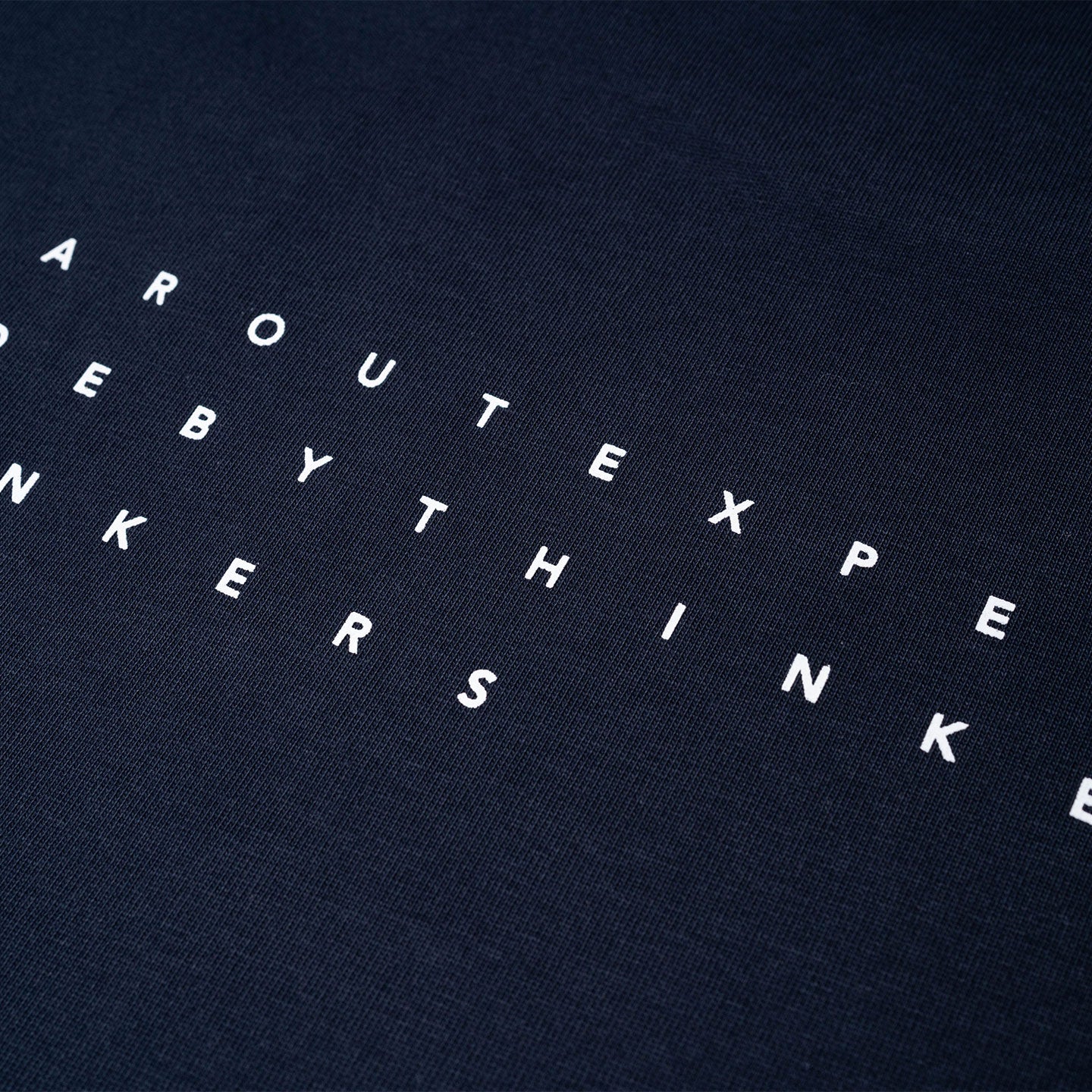 Blue Print Tee - Navy Blue