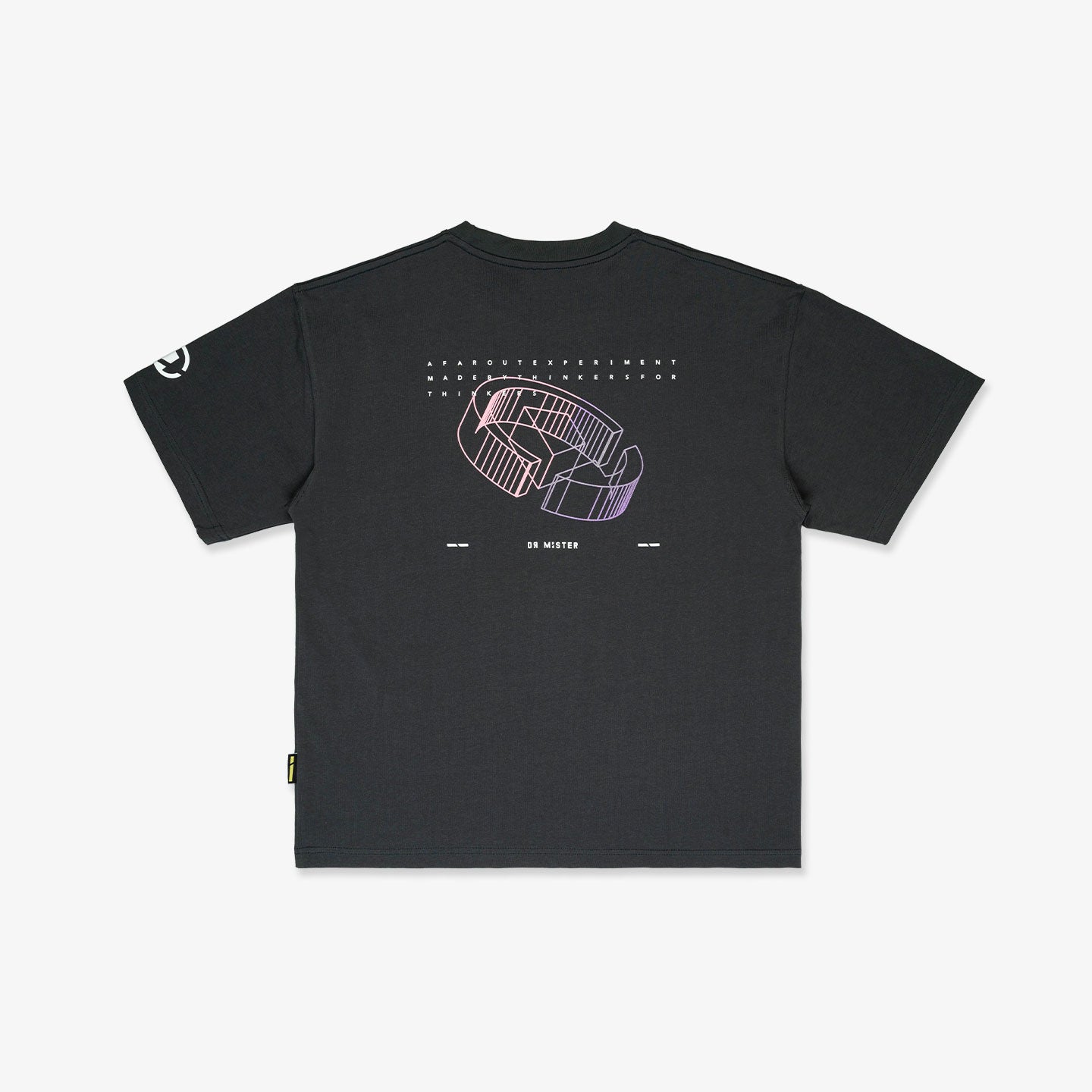 Blue Print Tee - Grey (Half Reflective)