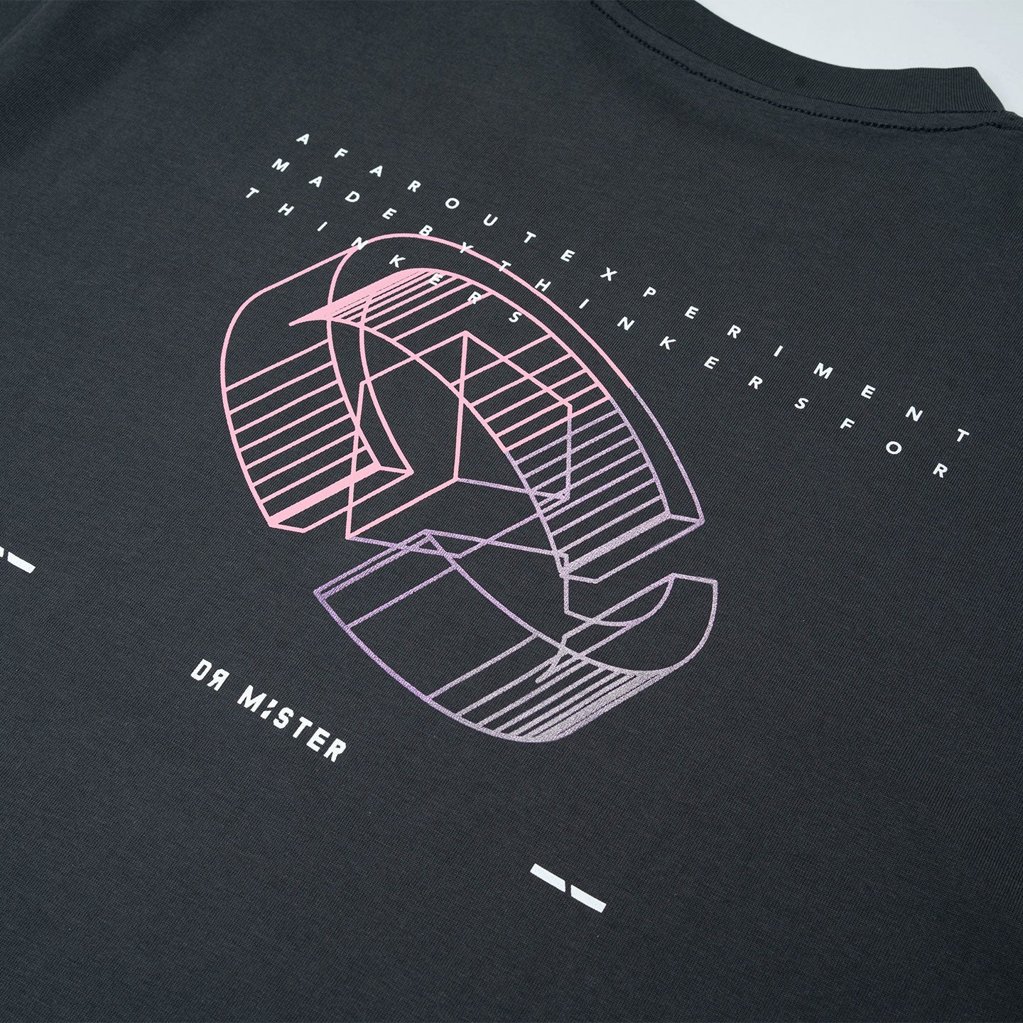 Blue Print Tee - Grey (Half Reflective)