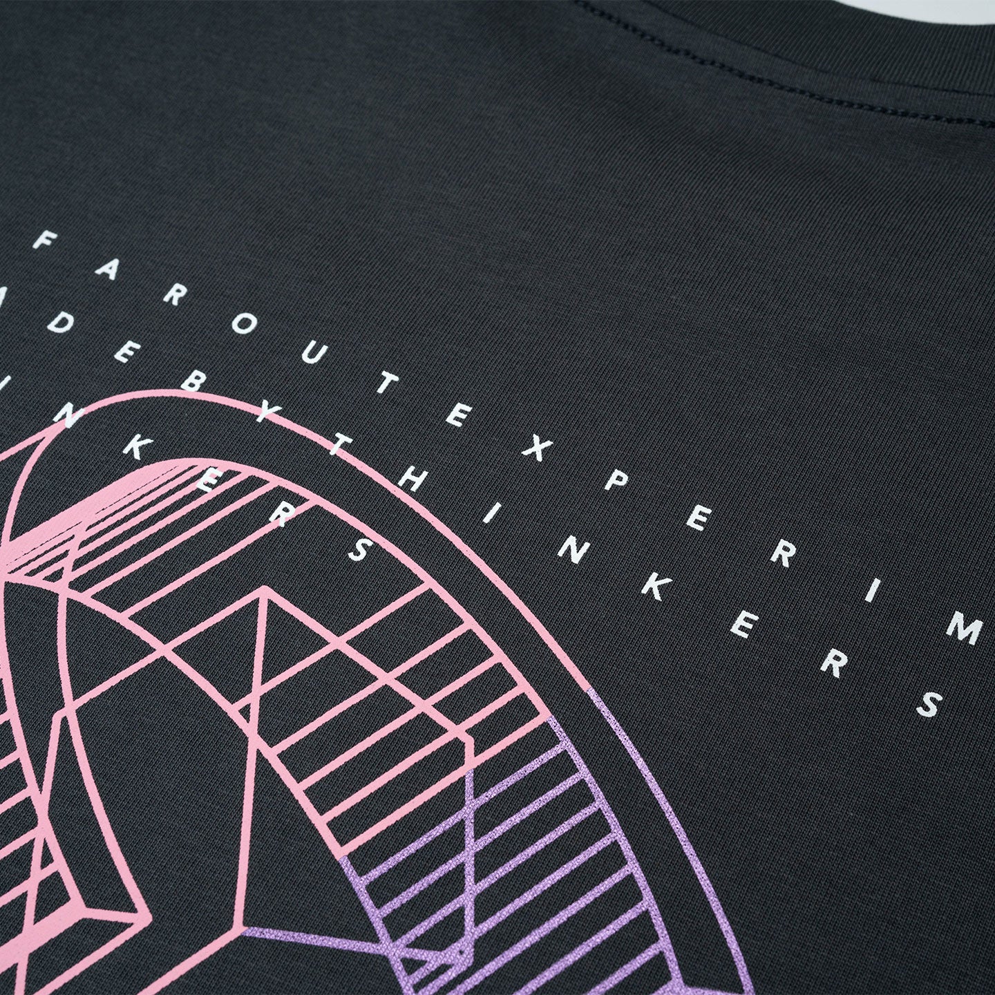 Blue Print Tee - Grey (Half Reflective)