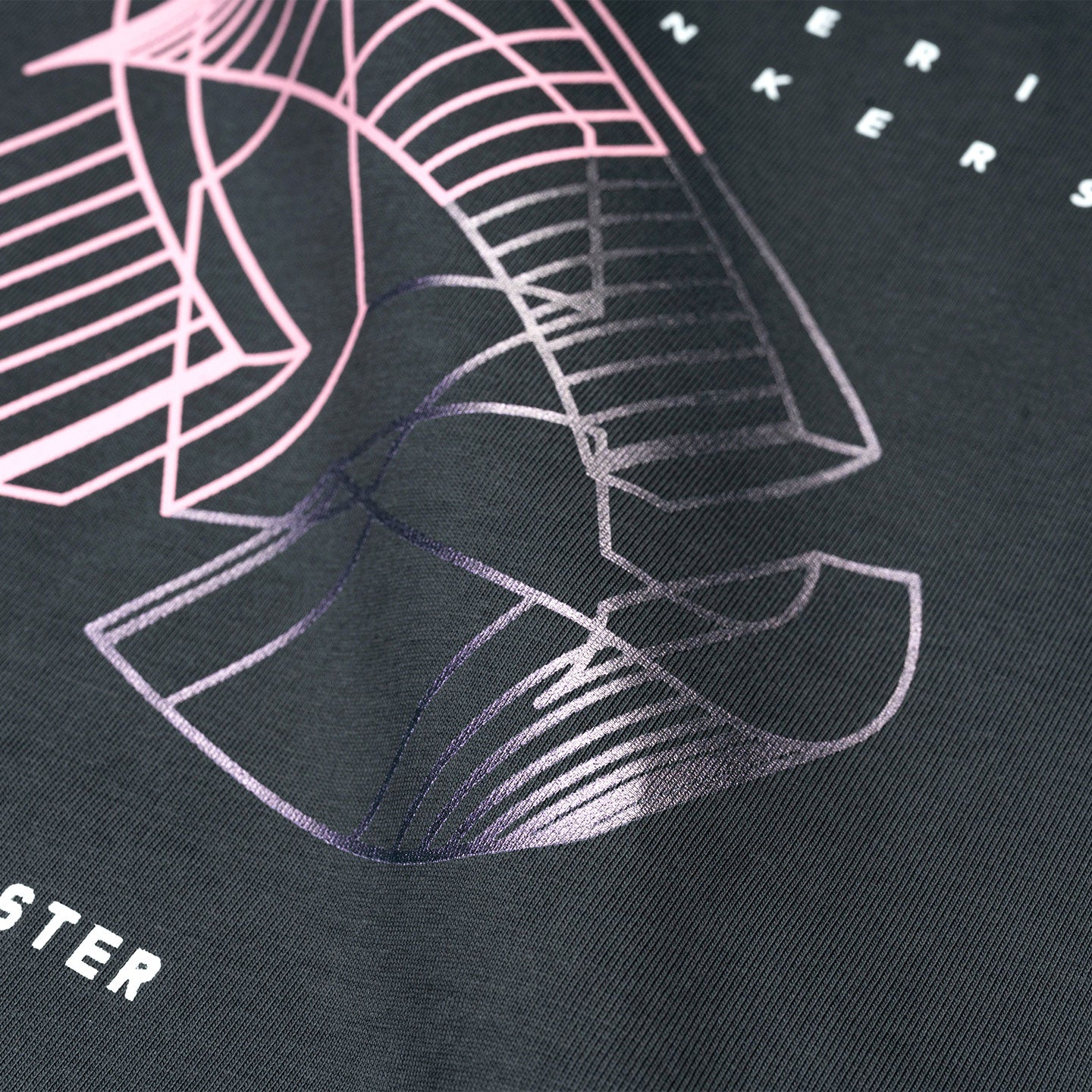 Blue Print Tee - Grey (Half Reflective)