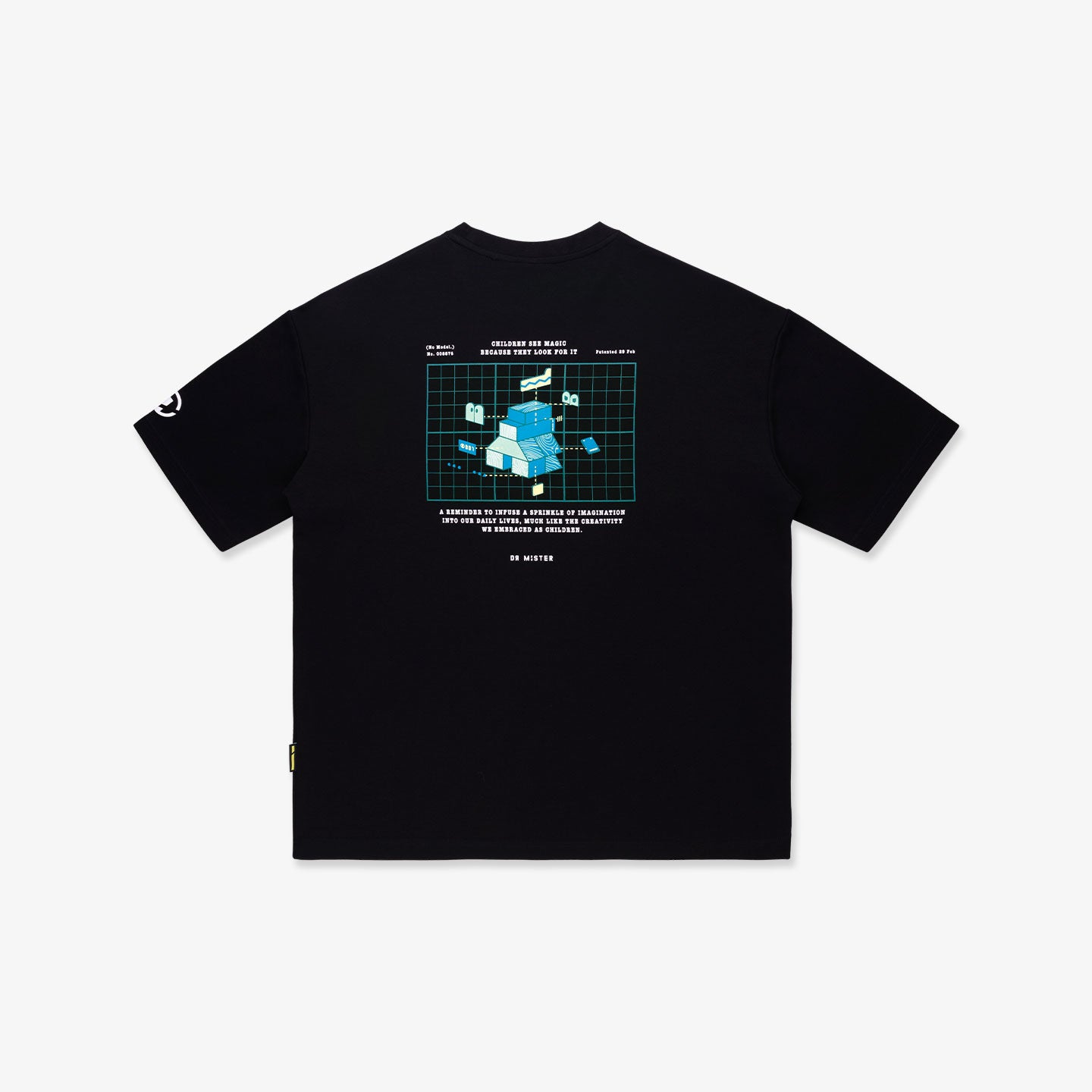 Blueprint Dino Broad Tee - Black