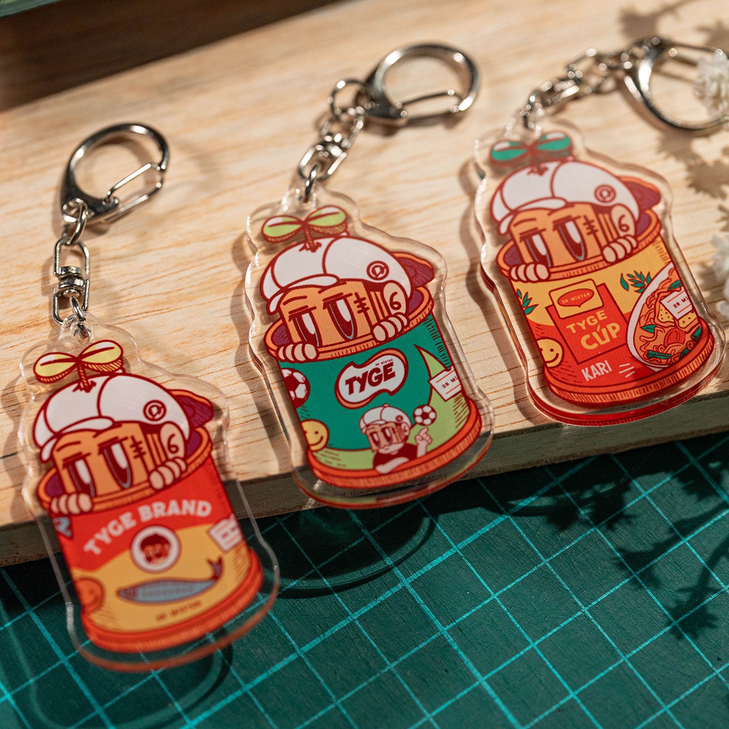 Tyge In A Can Keychain Blind Pack
