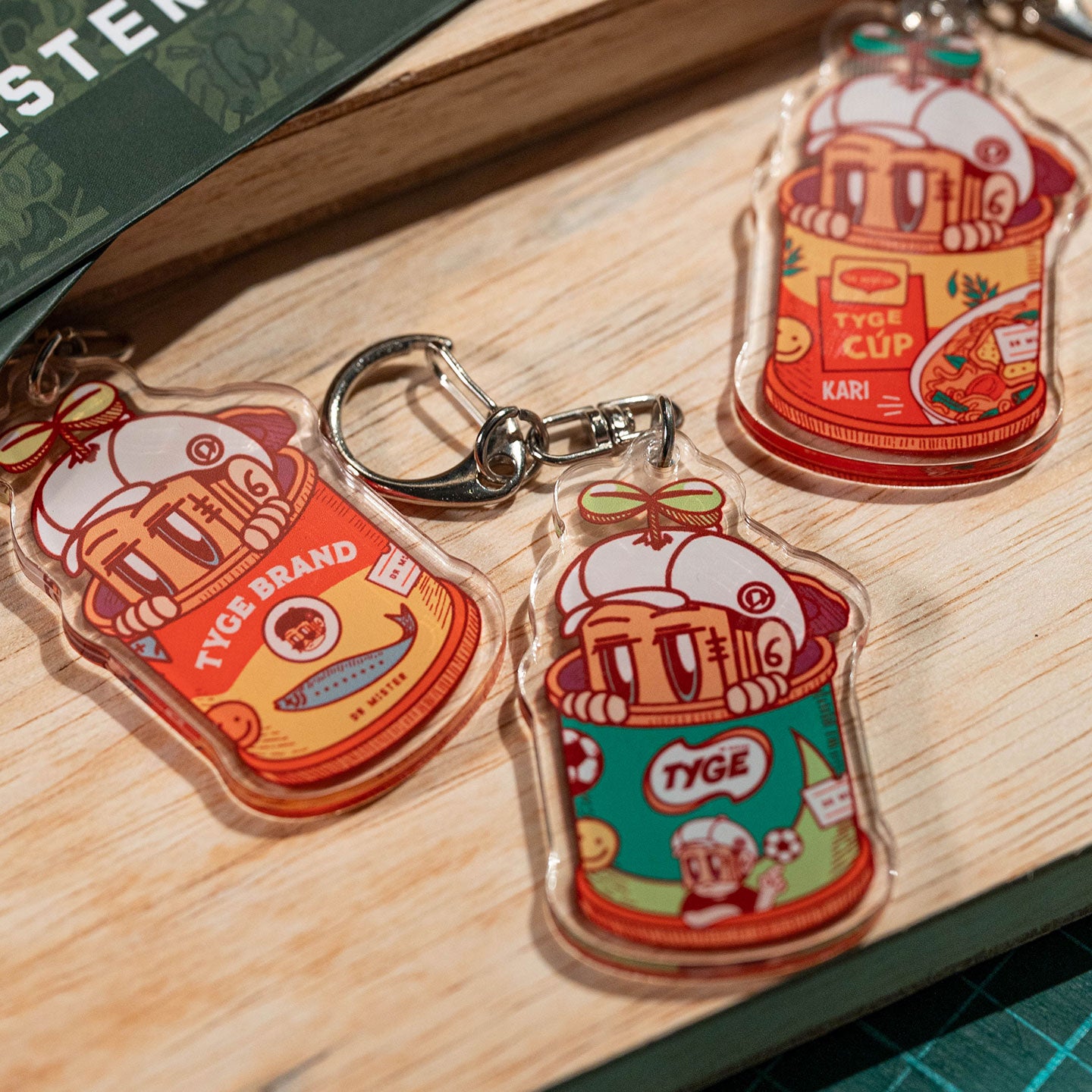Tyge In A Can Keychain Blind Pack