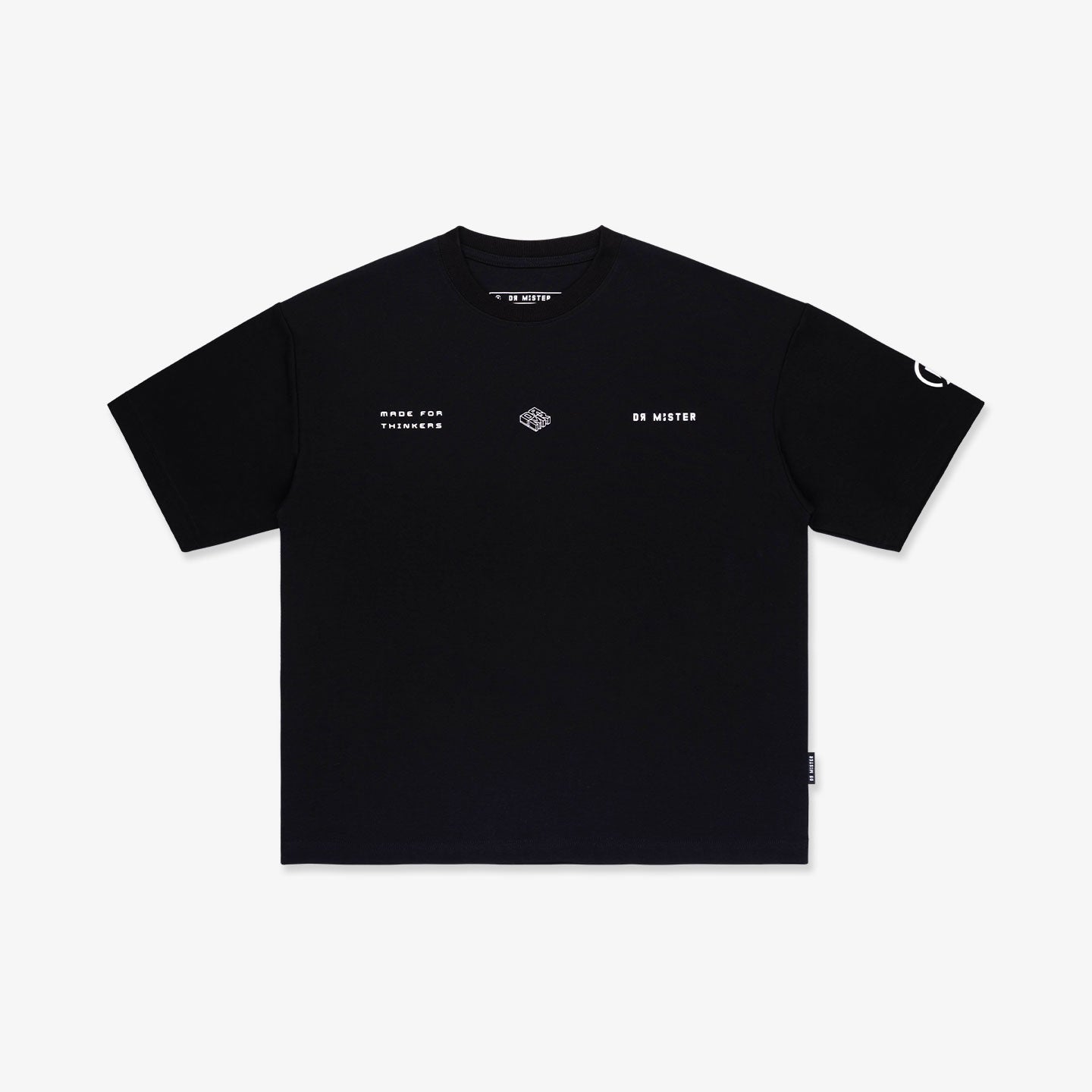 Chrome Abbr Broad Tee - Black