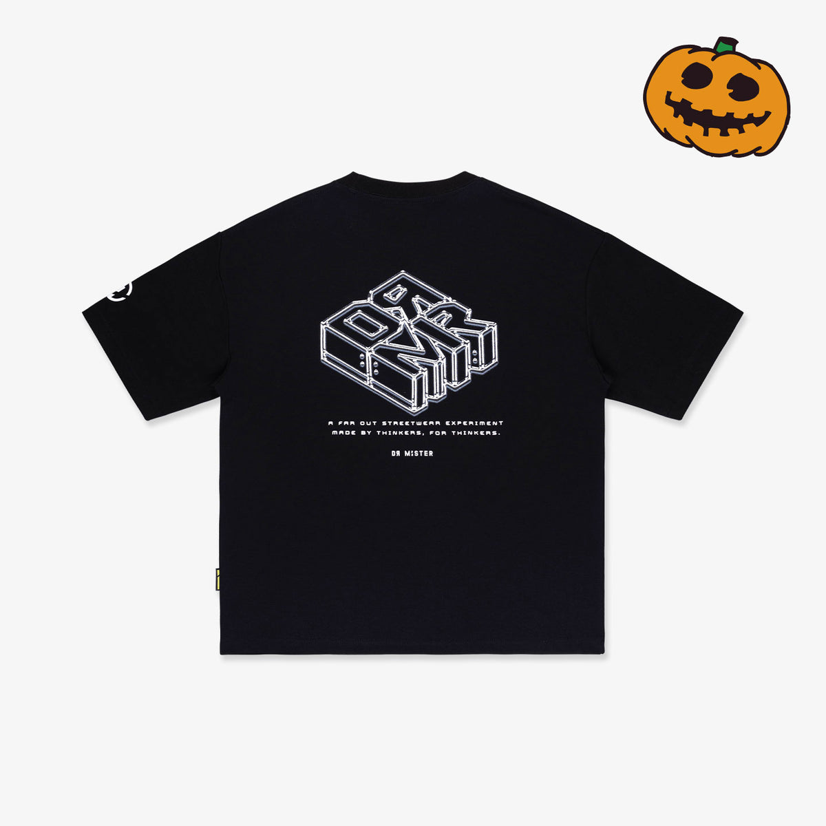 Chrome Abbr Broad Tee - Black