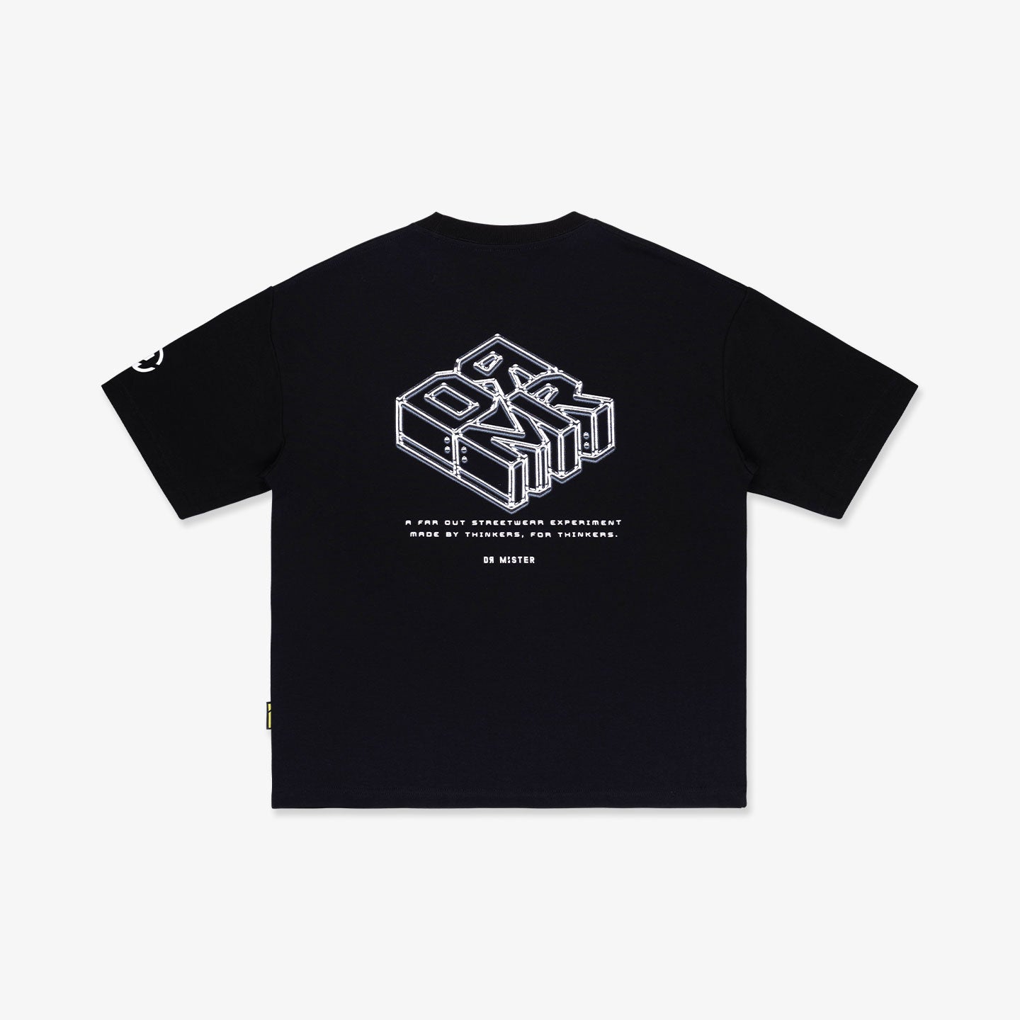 Chrome Abbr Broad Tee - Black