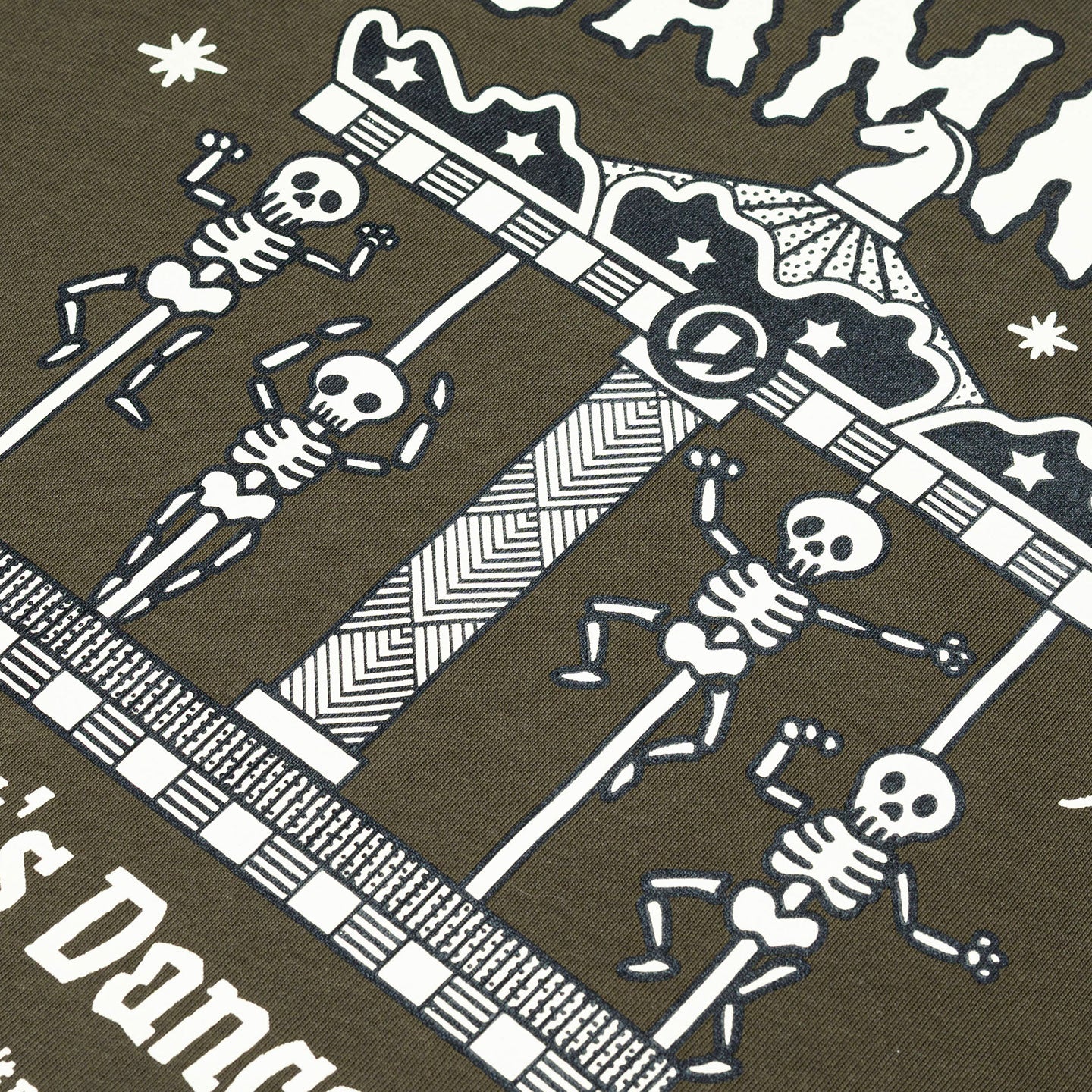 Dancing Tee - Olive Green