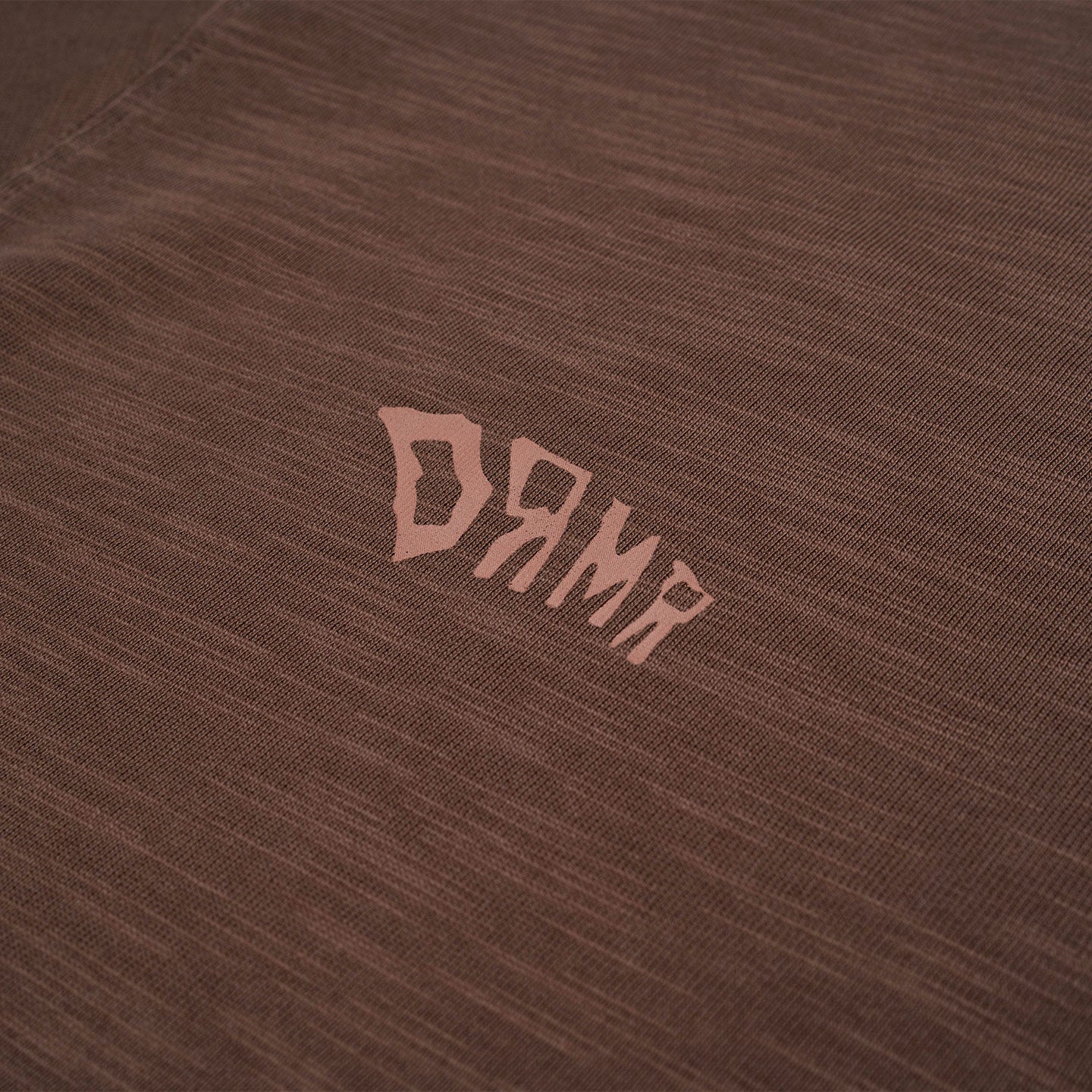 Fish Bone Slub Tee - Brown