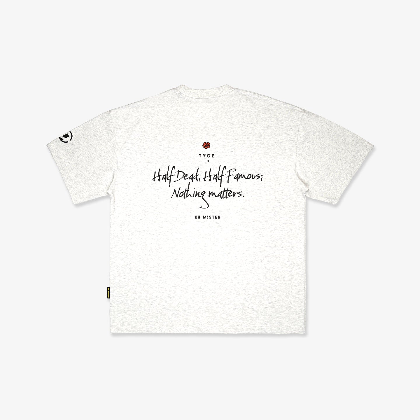 NM Florent Slub Tee - Light Grey
