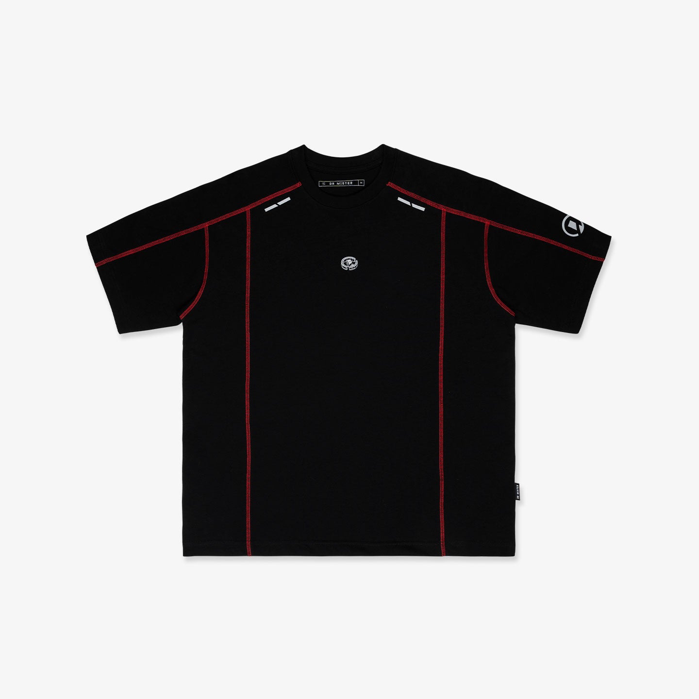 Futur Panelled Tee – Black