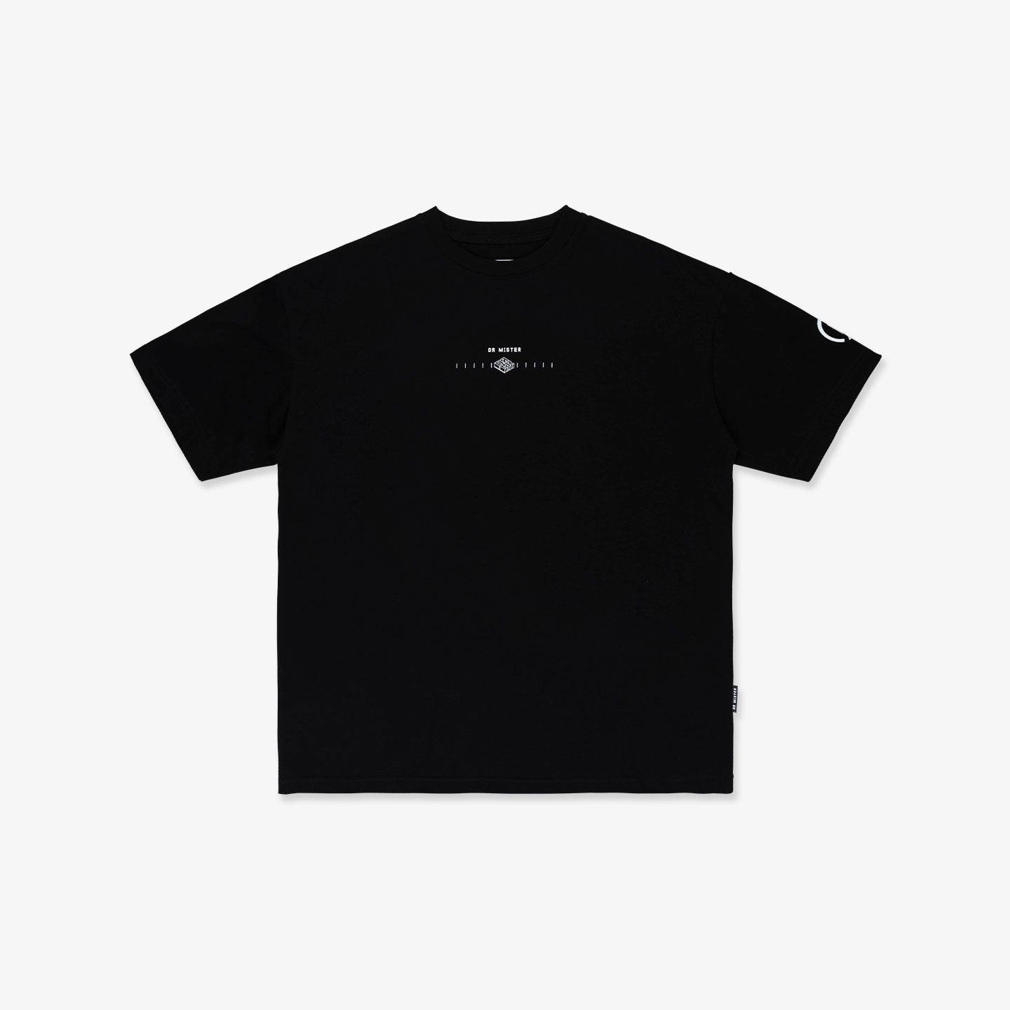 Gleam Abbr Broad Tee – Black