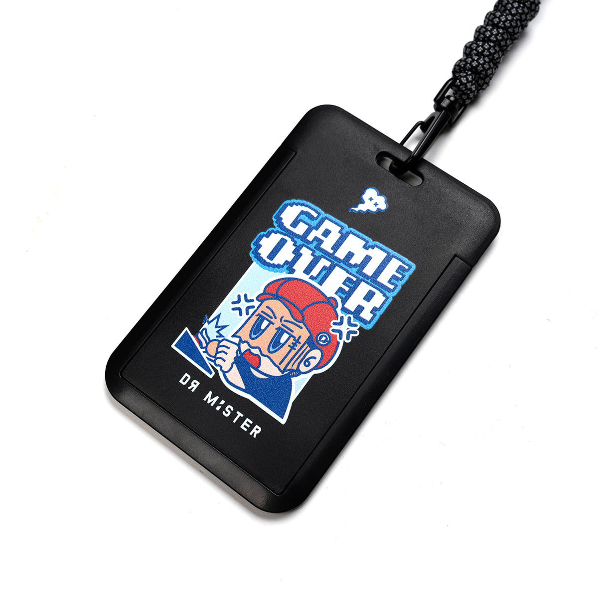 Game Over ID Holder with Extended Paracord