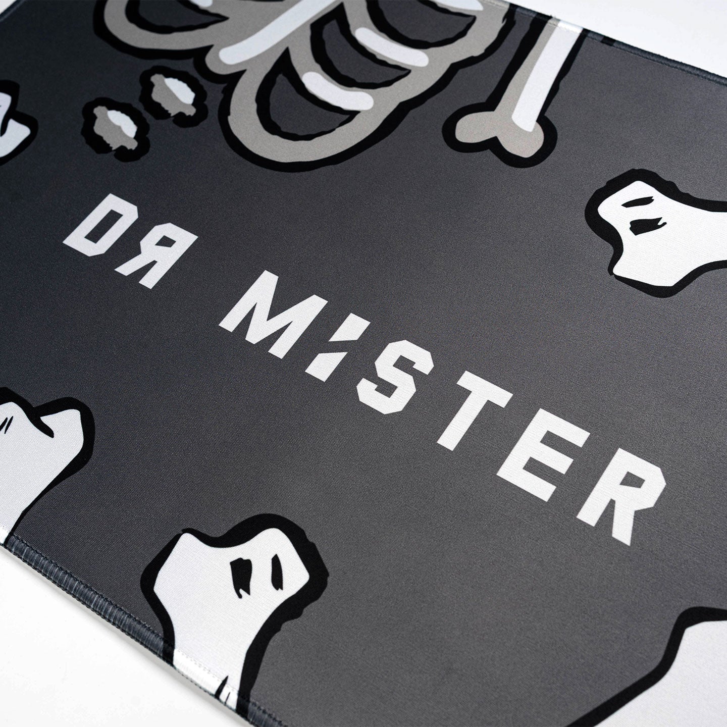 Half Dead Half Famous Desk Mat - Grey