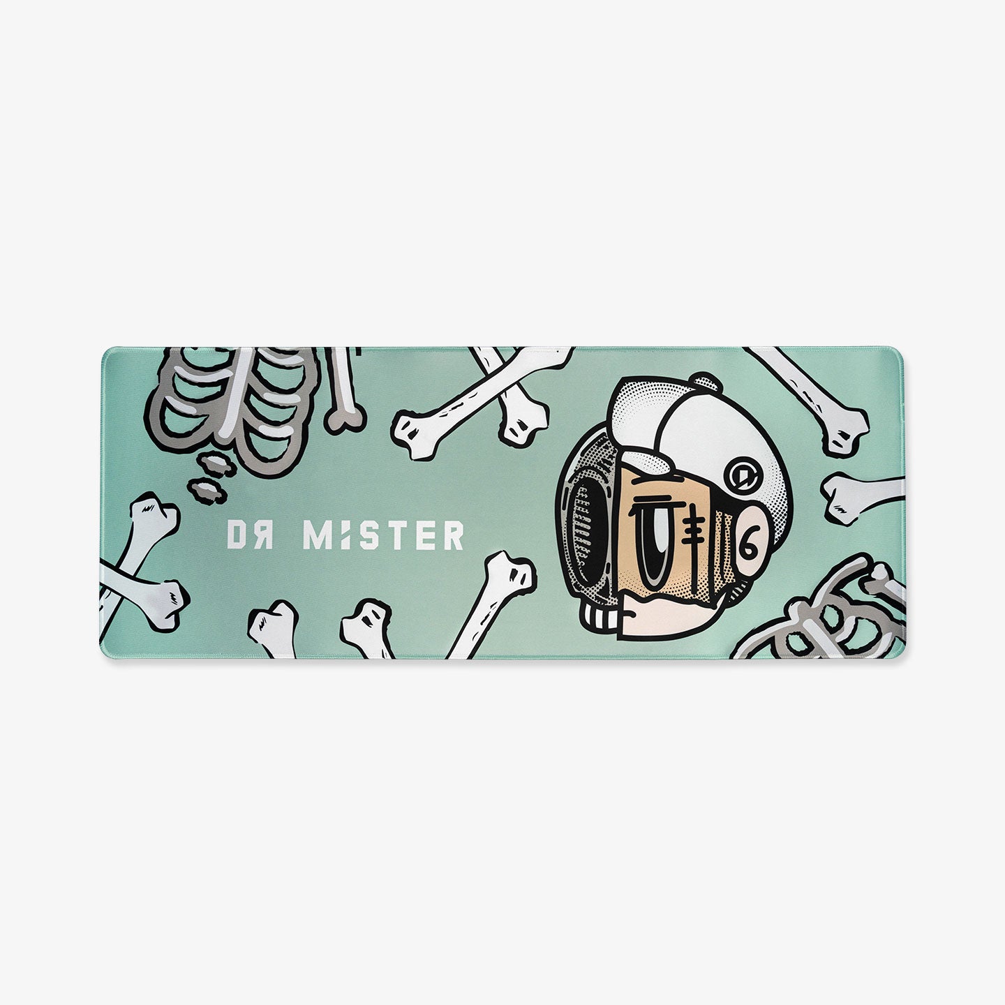 Half Dead Half Famous Desk Mat - Mint