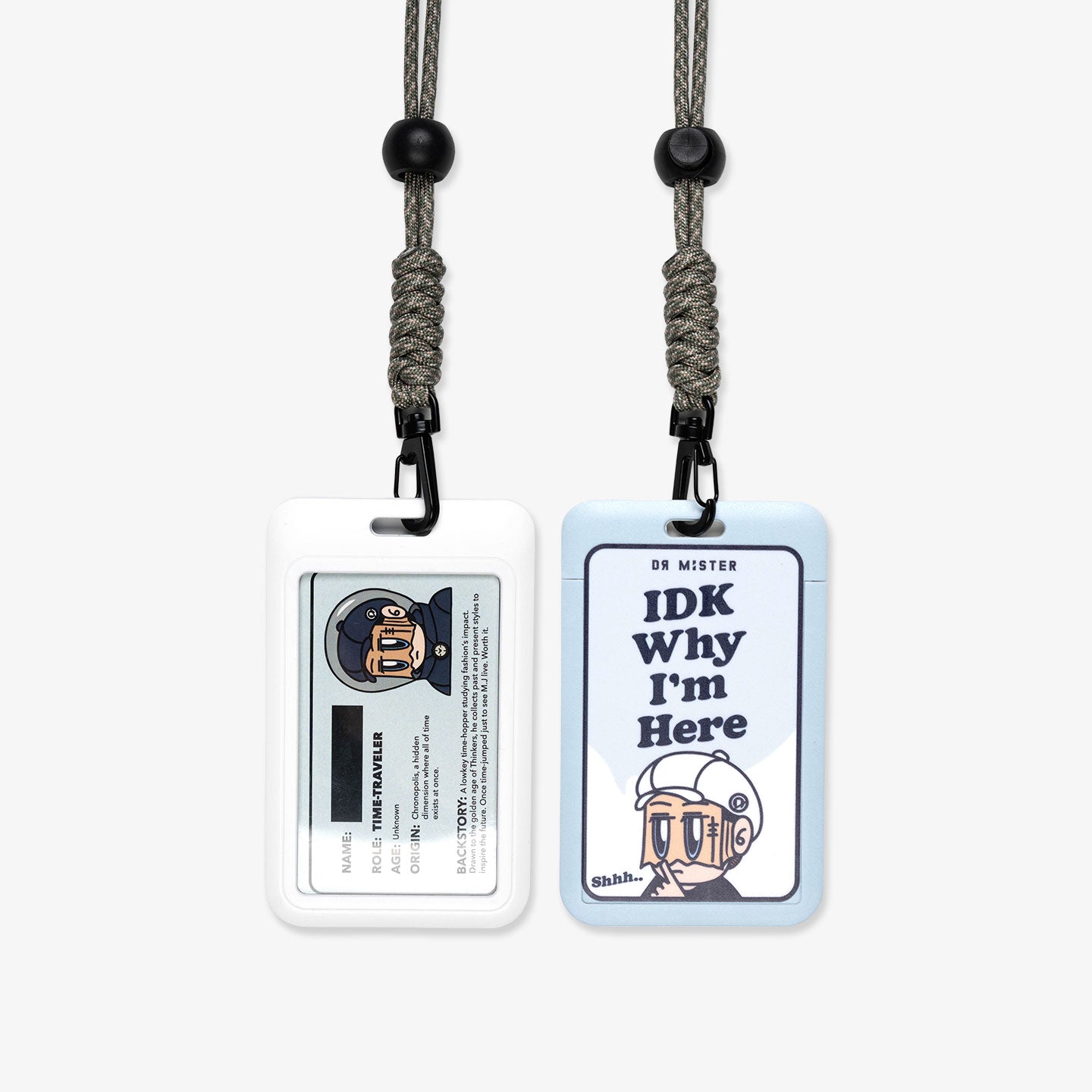 IDK WHY ID Holder with Extended Paracord