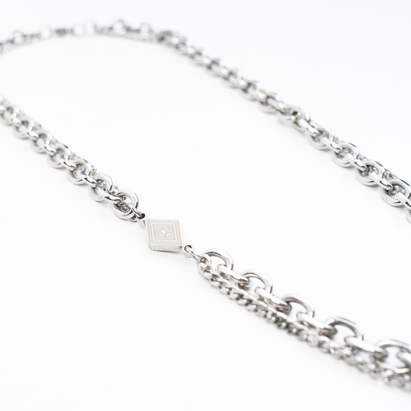 Layered Kite Necklace - Silver