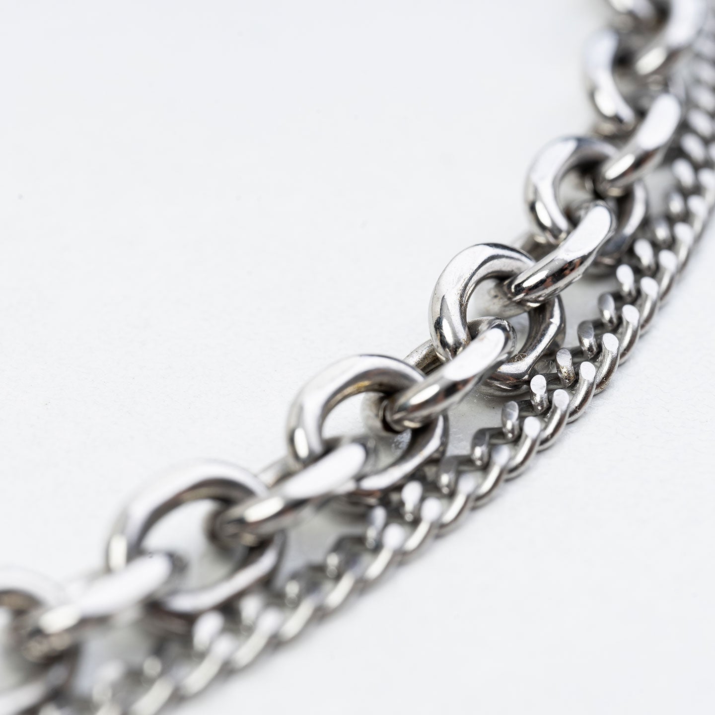 Layered Kite Necklace - Silver