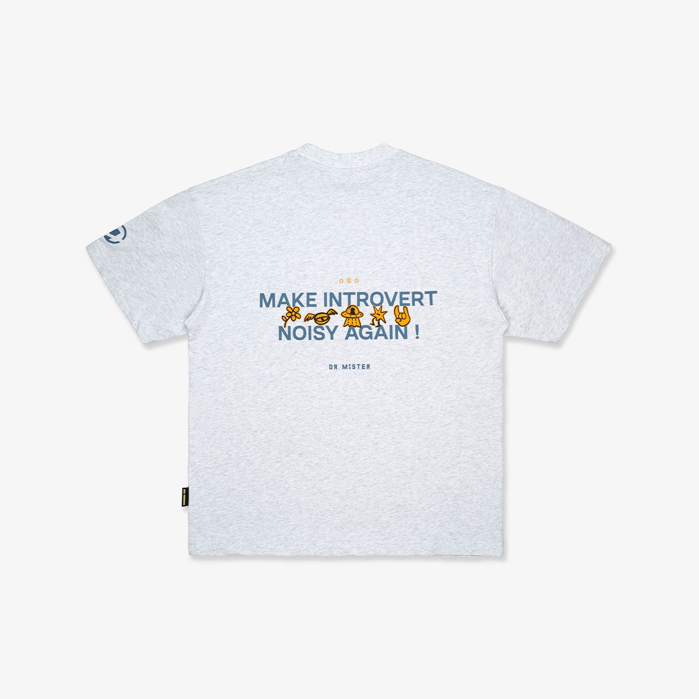 MINA Tee- Slab Grey